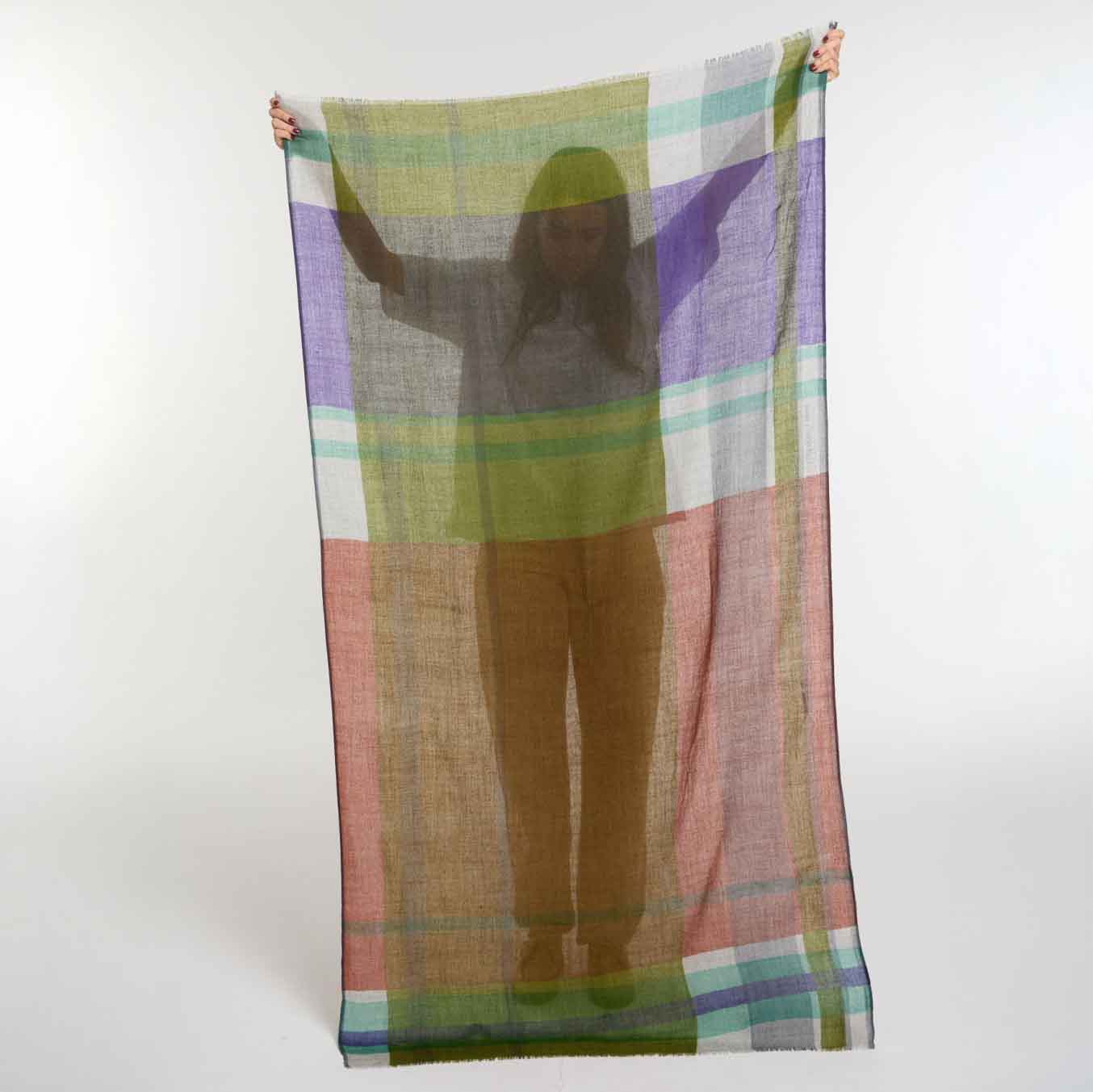 FOULARD DIVINE MOUSSE BRUN