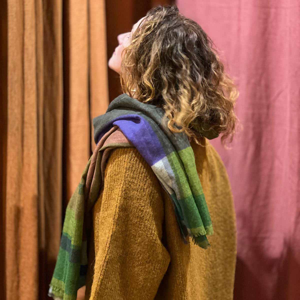 FOULARD DIVINE MOUSSE BRUN