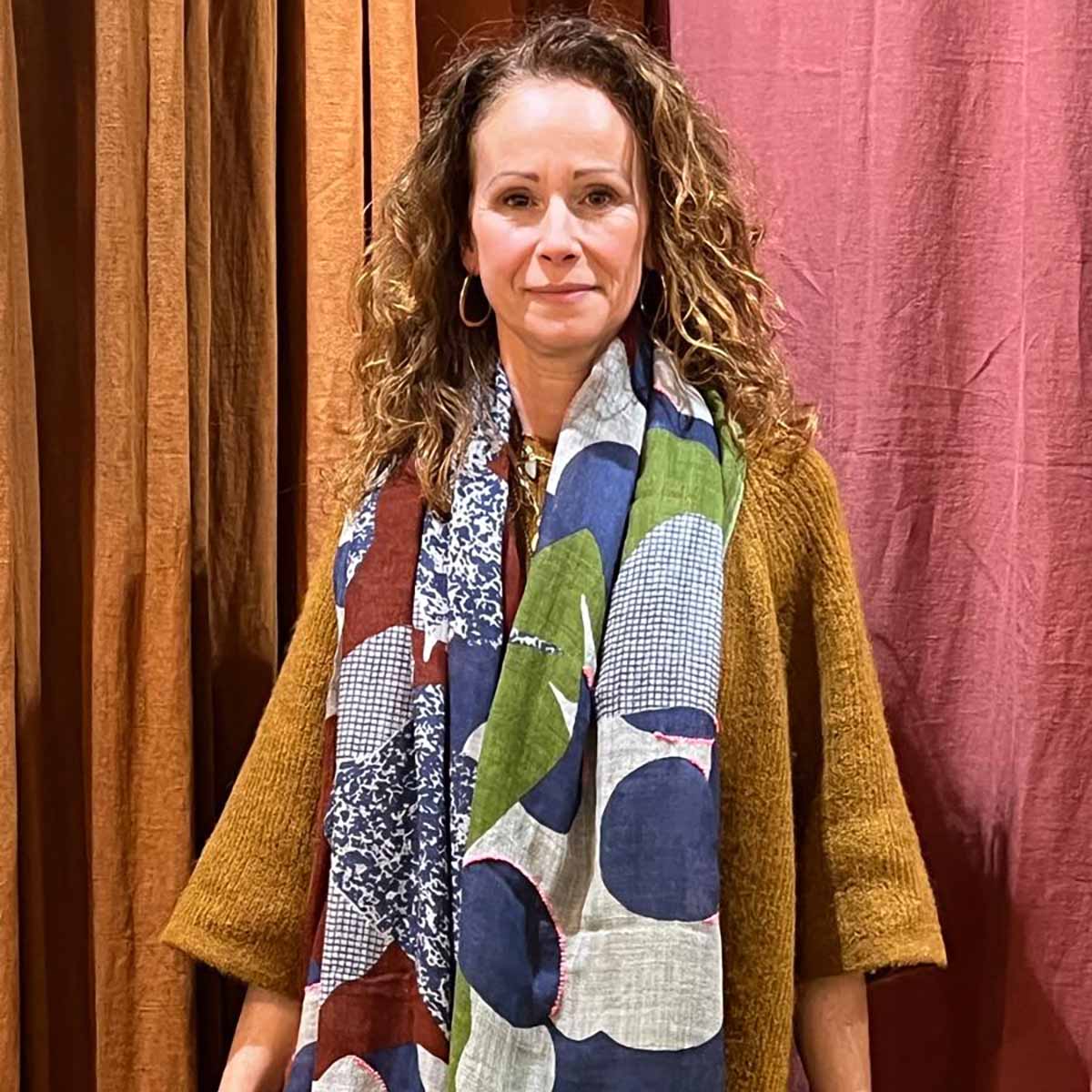 FOULARD ETERNEL KAKI