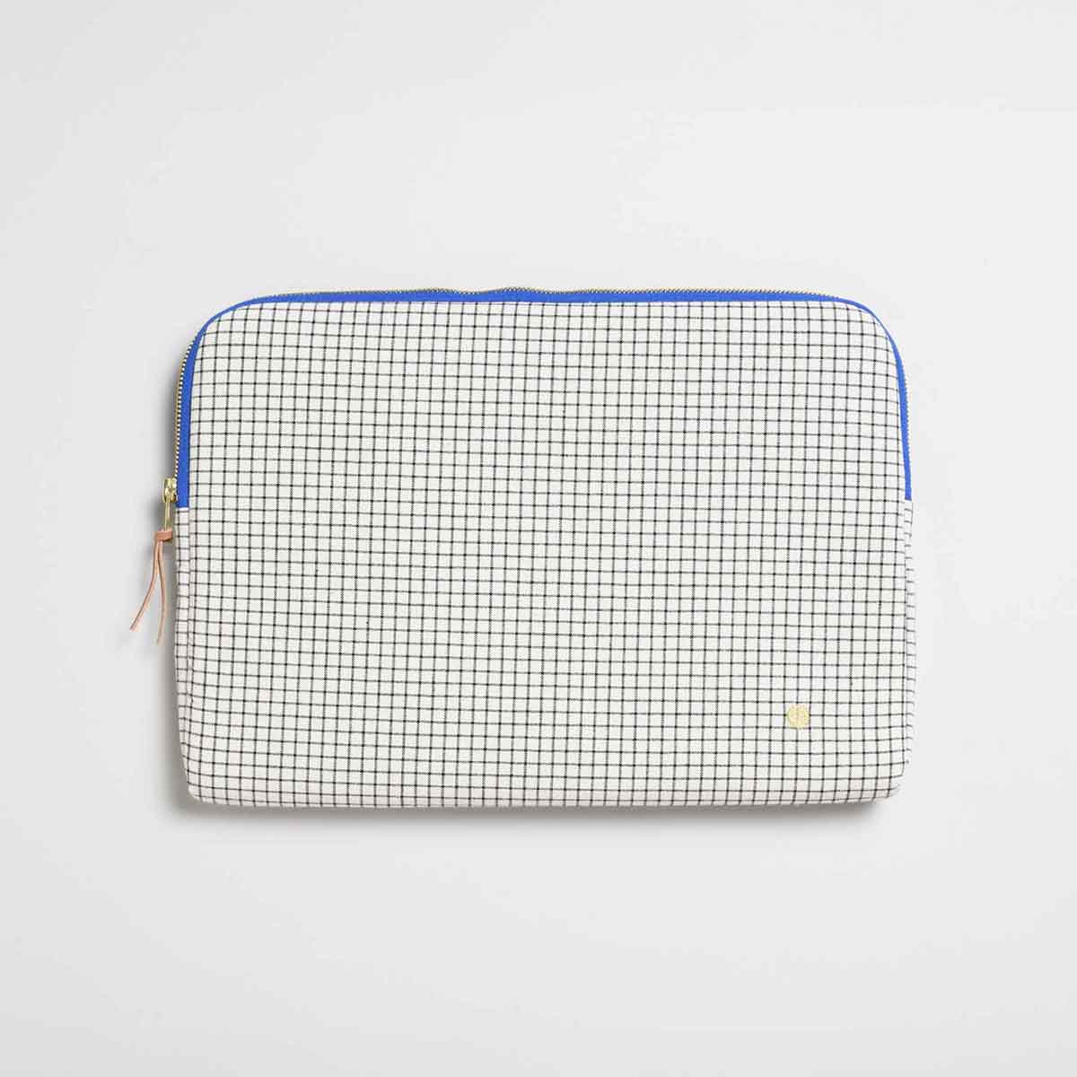 POCHETTE ORDINATEUR CARREAUX