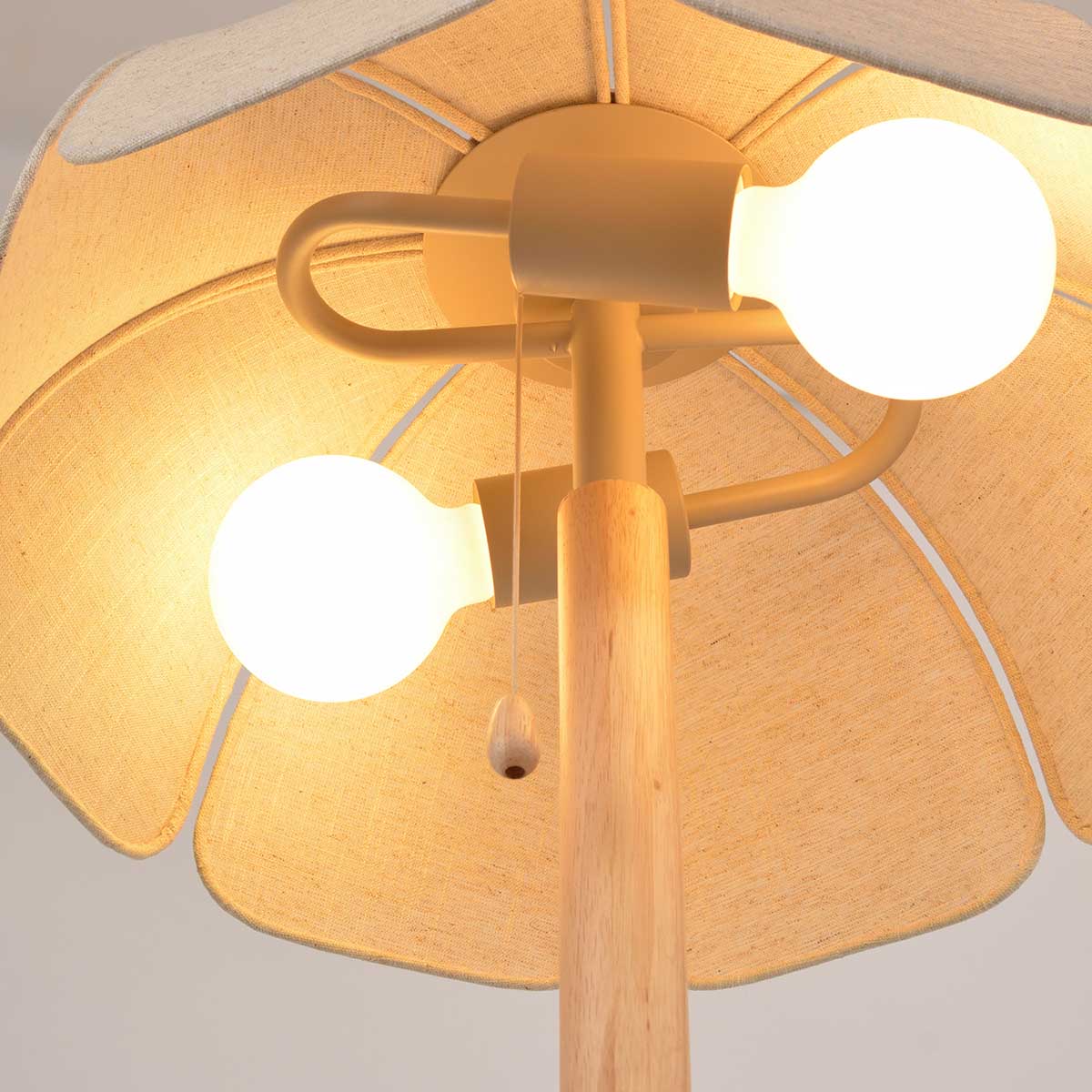 LAMPE À POSER COQUILLAGE - LIN
