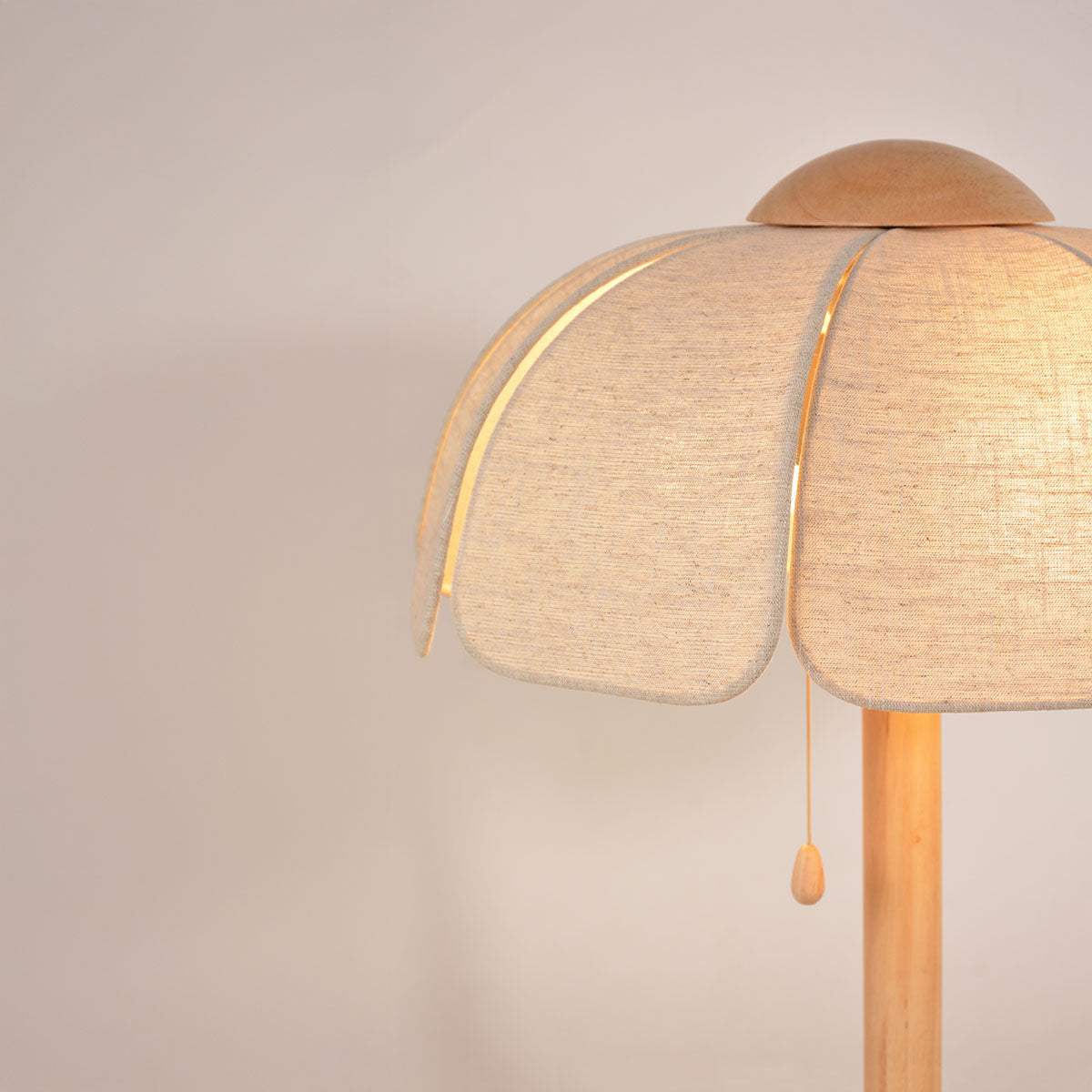 LAMPE À POSER COQUILLAGE - LIN
