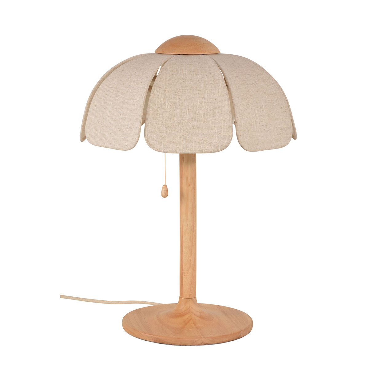 LAMPE À POSER COQUILLAGE - LIN