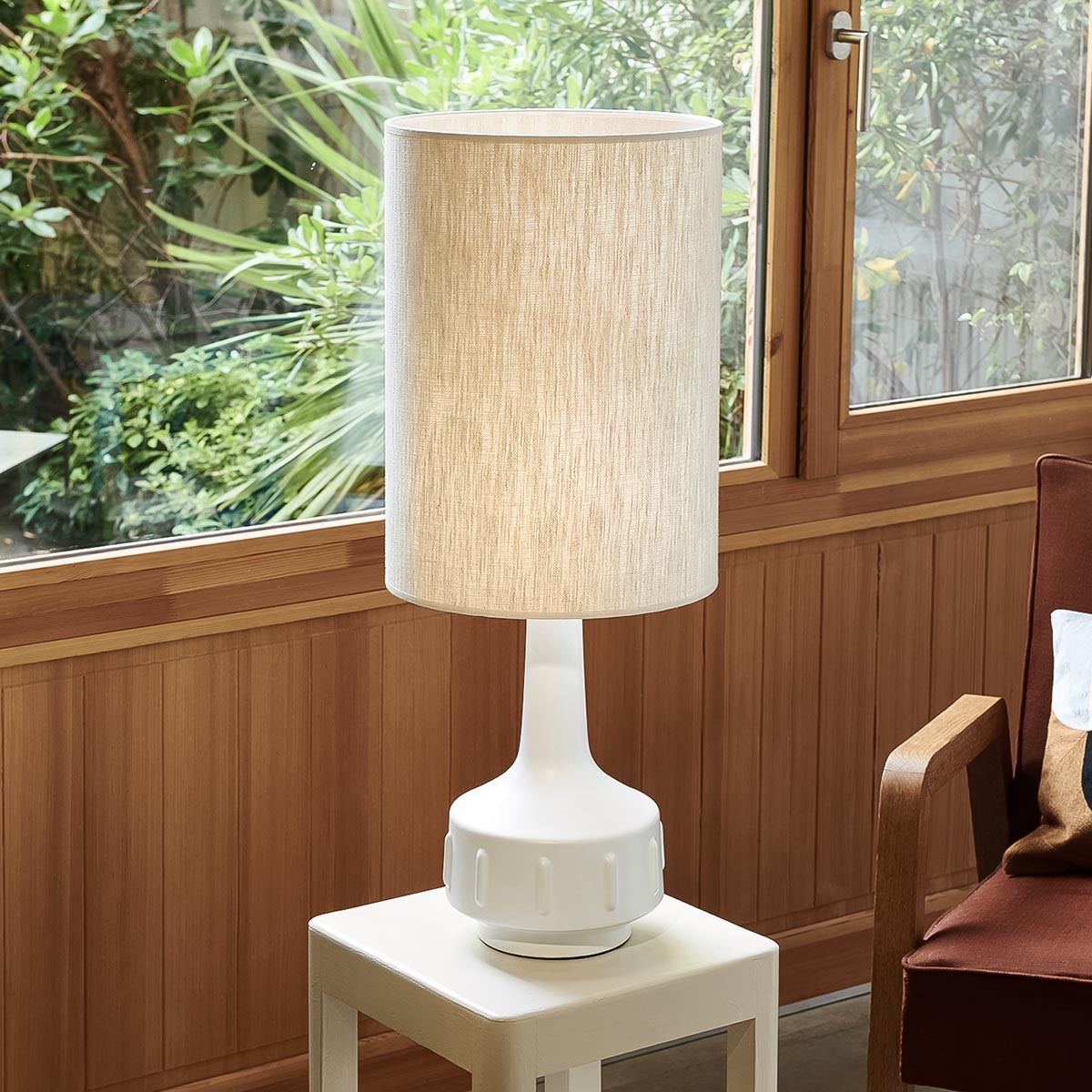 LAMPE À POSER JIMMY - BLANC