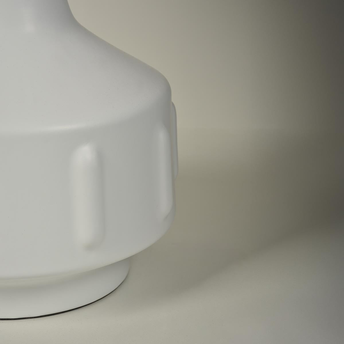 LAMPE À POSER JIMMY - BLANC/RUSTIC