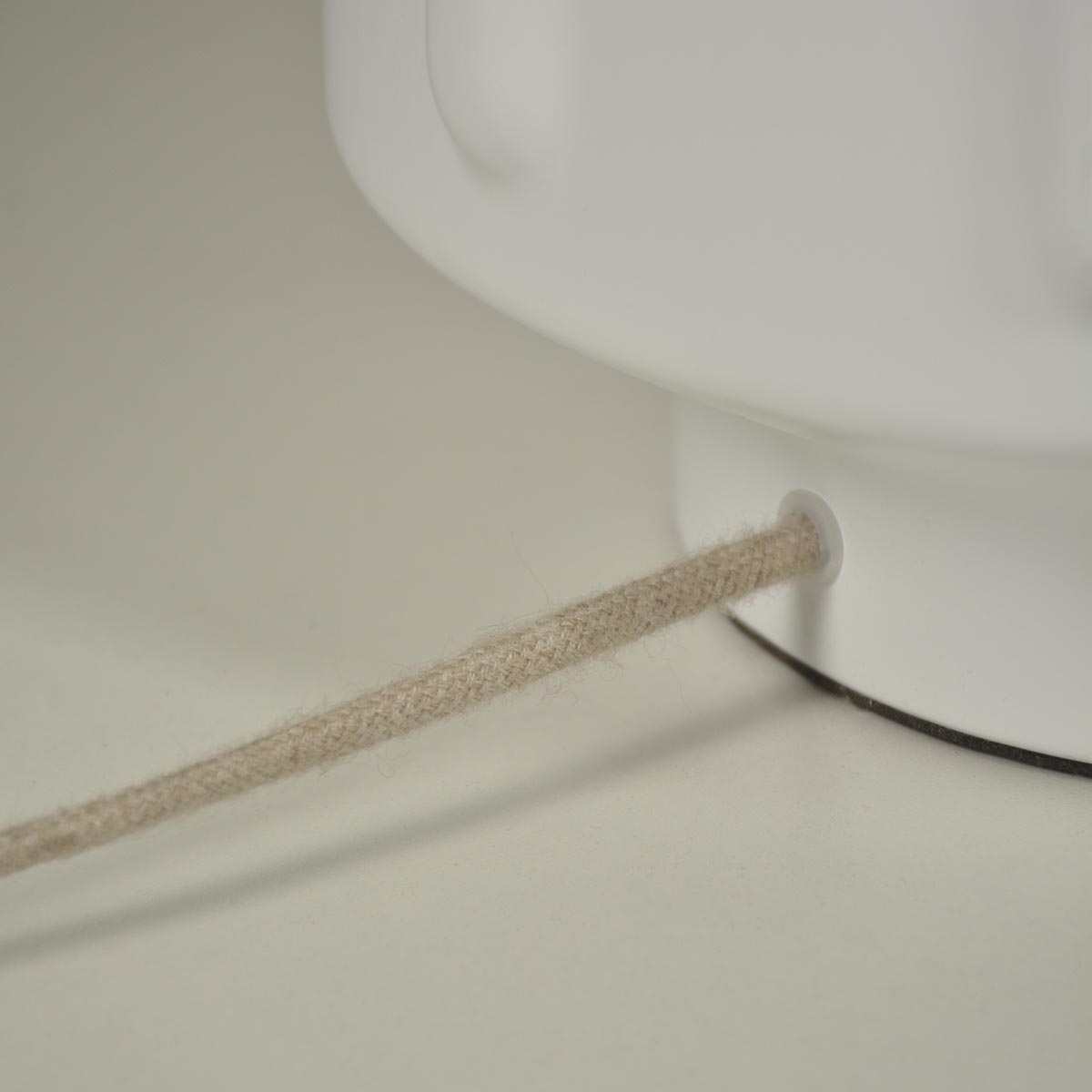 LAMPE À POSER JIMMY - BLANC/RUSTIC