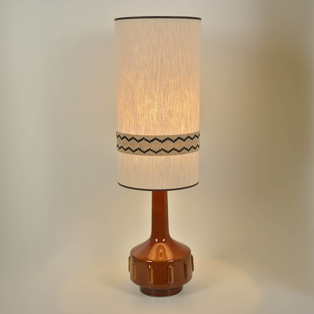 LAMPE À POSER JIMMY - BRUN/RUSTIC