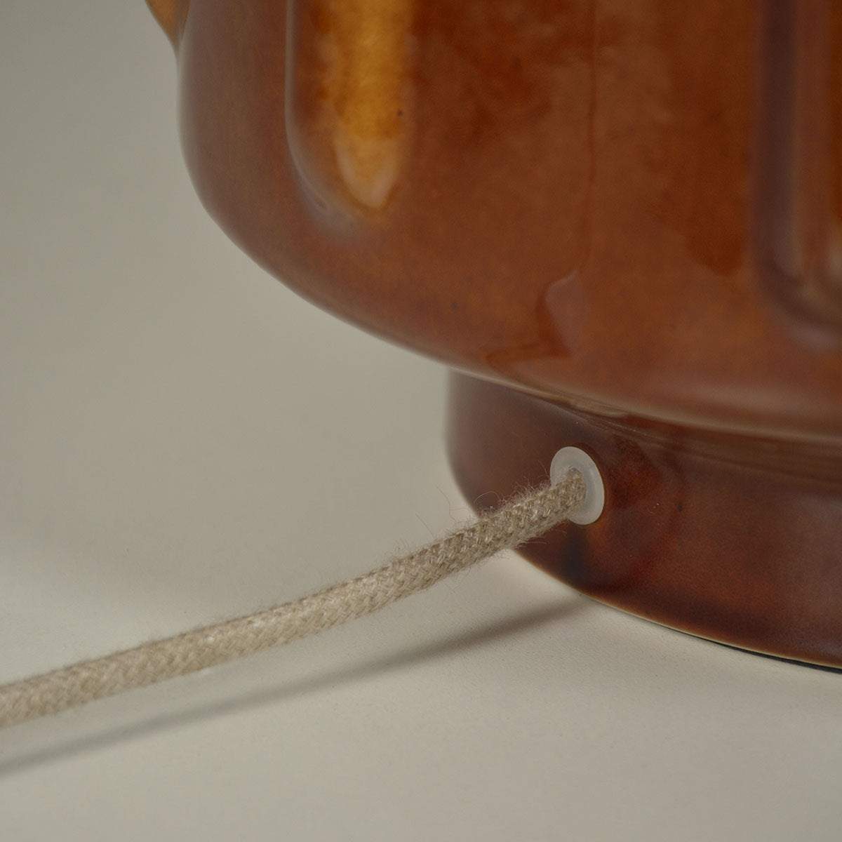 LAMPE À POSER JIMMY - BRUN/RUSTIC