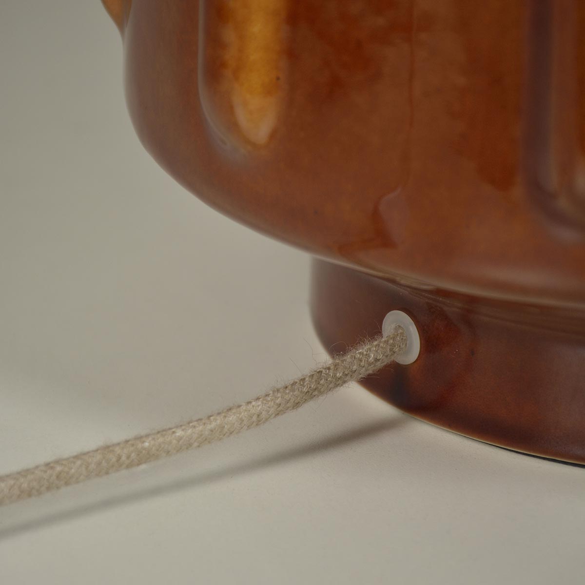 LAMPE À POSER JIMMY - BRUN/RUSTIC