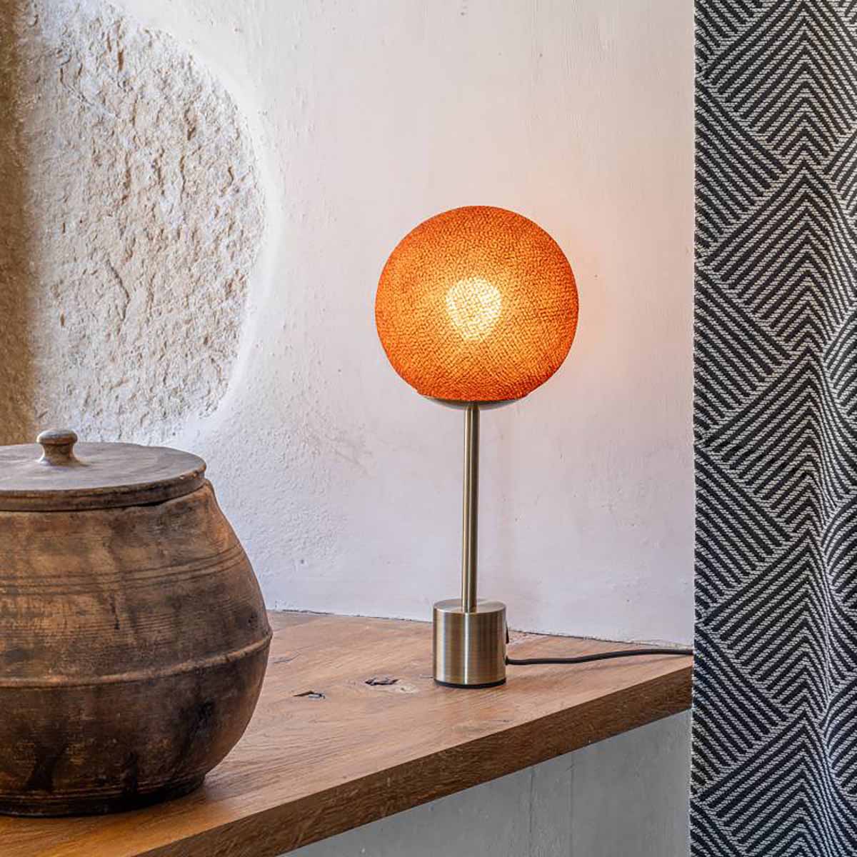 LAMPE APAPA BASE LAITON