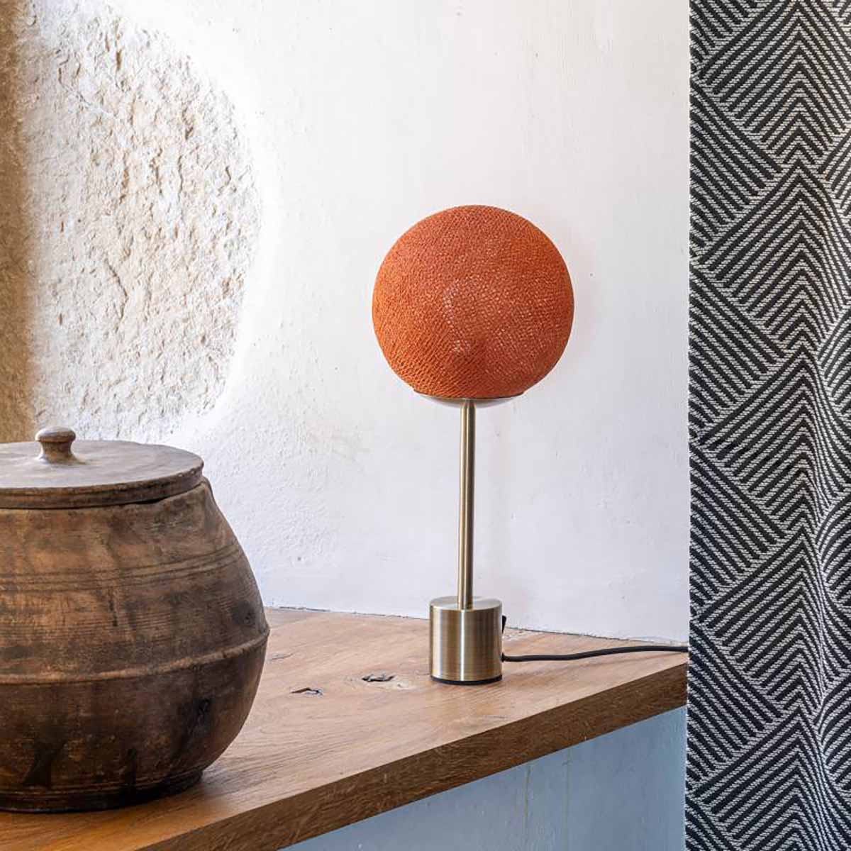 LAMPE APAPA BASE LAITON