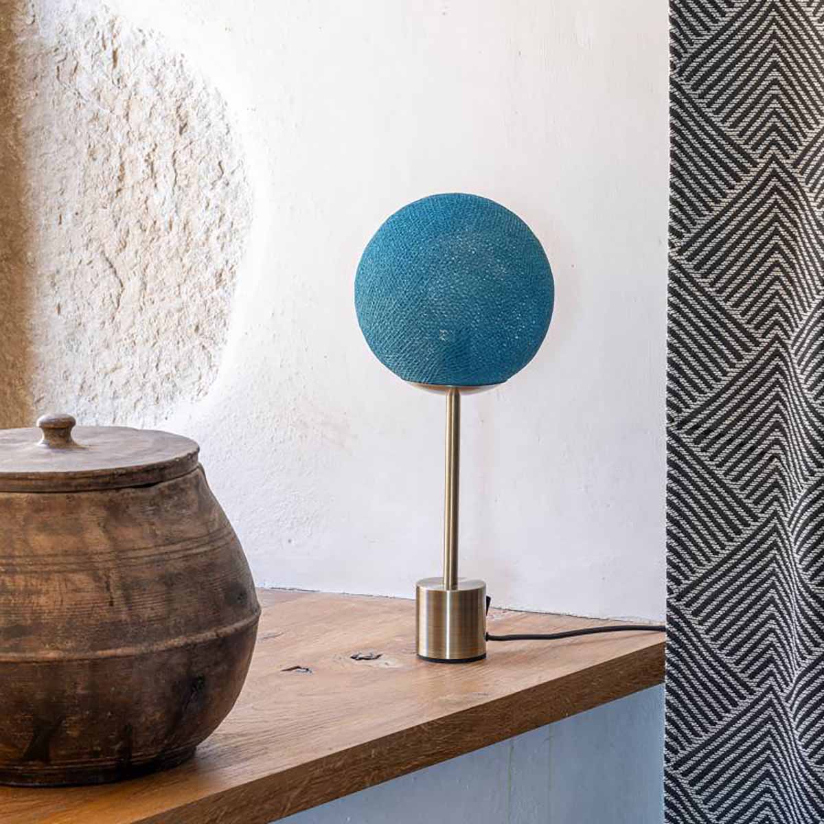 LAMPE APAPA BASE LAITON