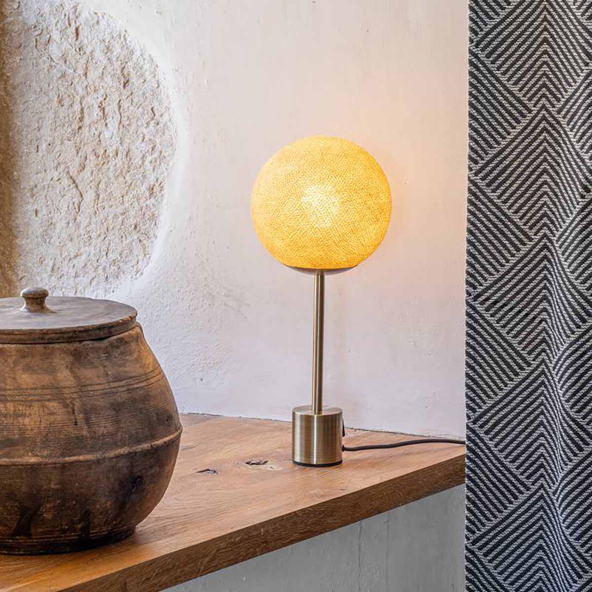LAMPE APAPA BASE LAITON