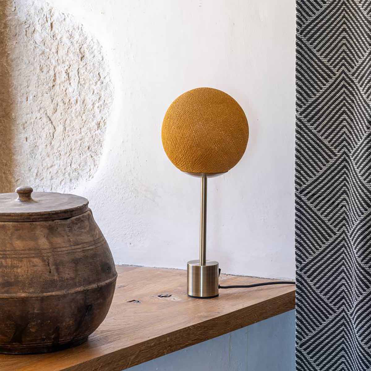 LAMPE APAPA BASE LAITON