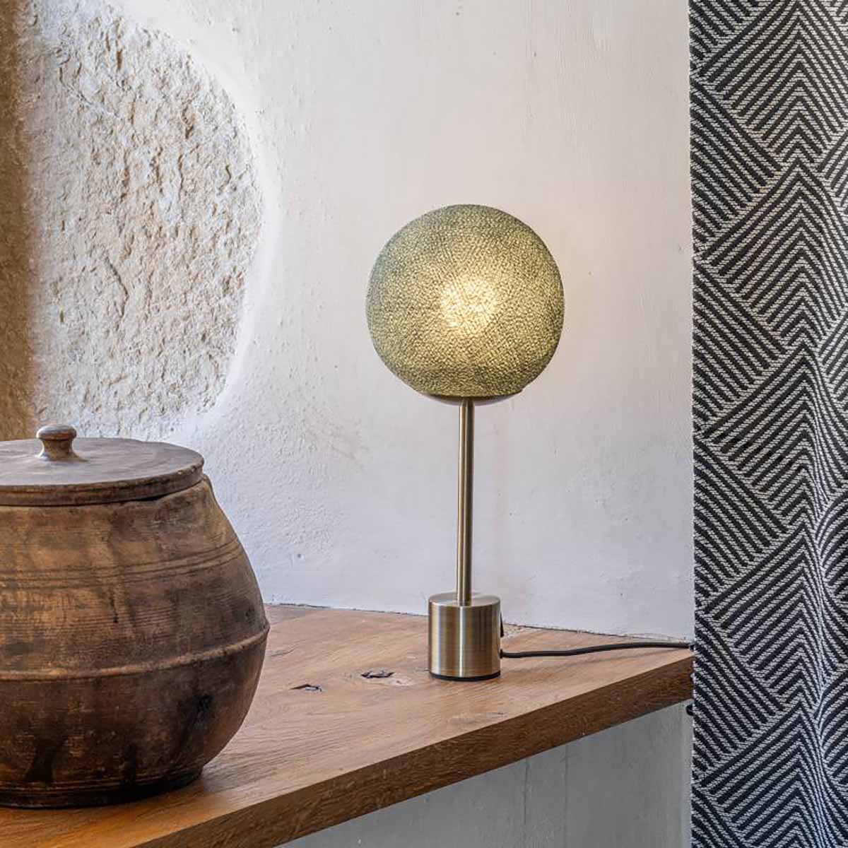 LAMPE APAPA BASE LAITON