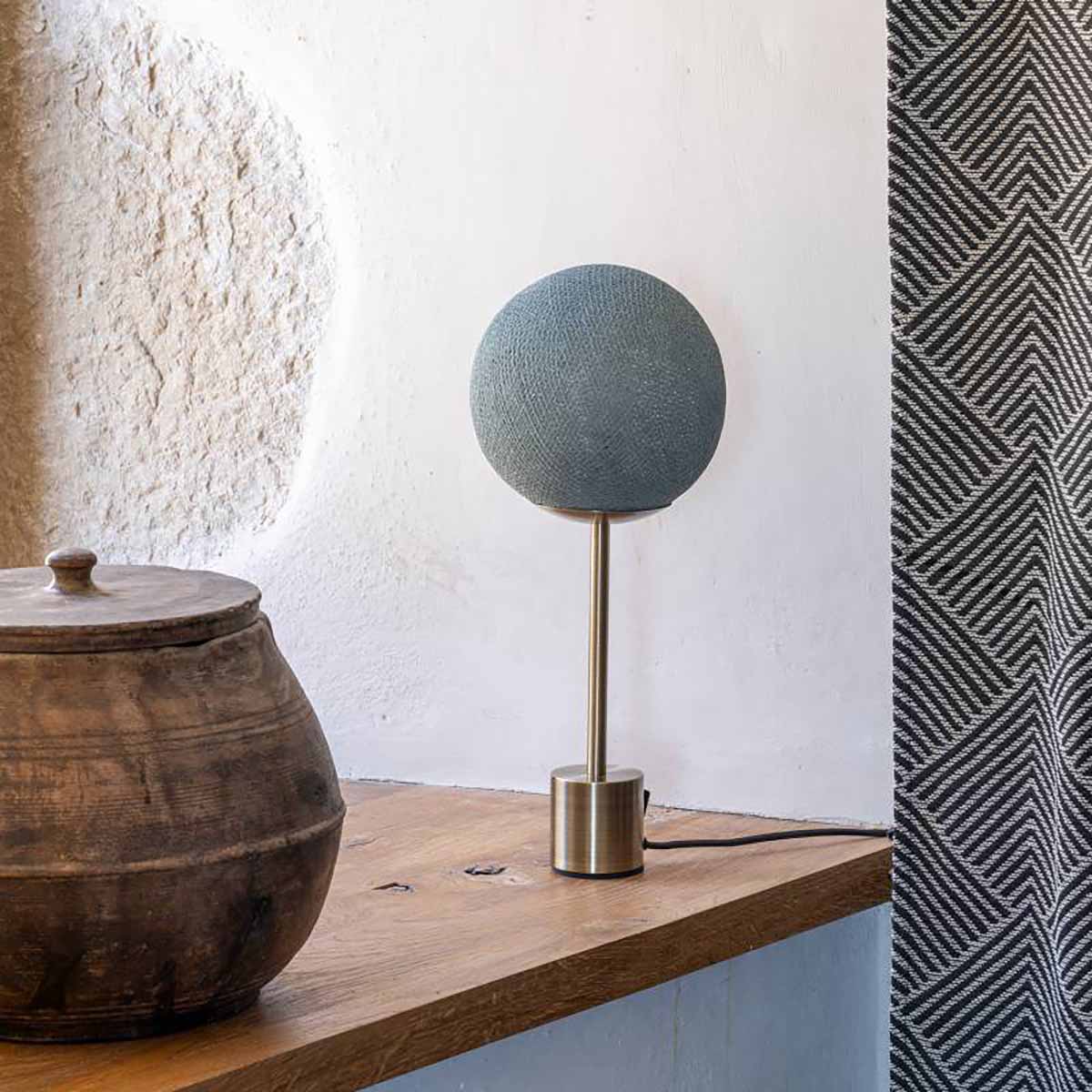 LAMPE APAPA BASE LAITON