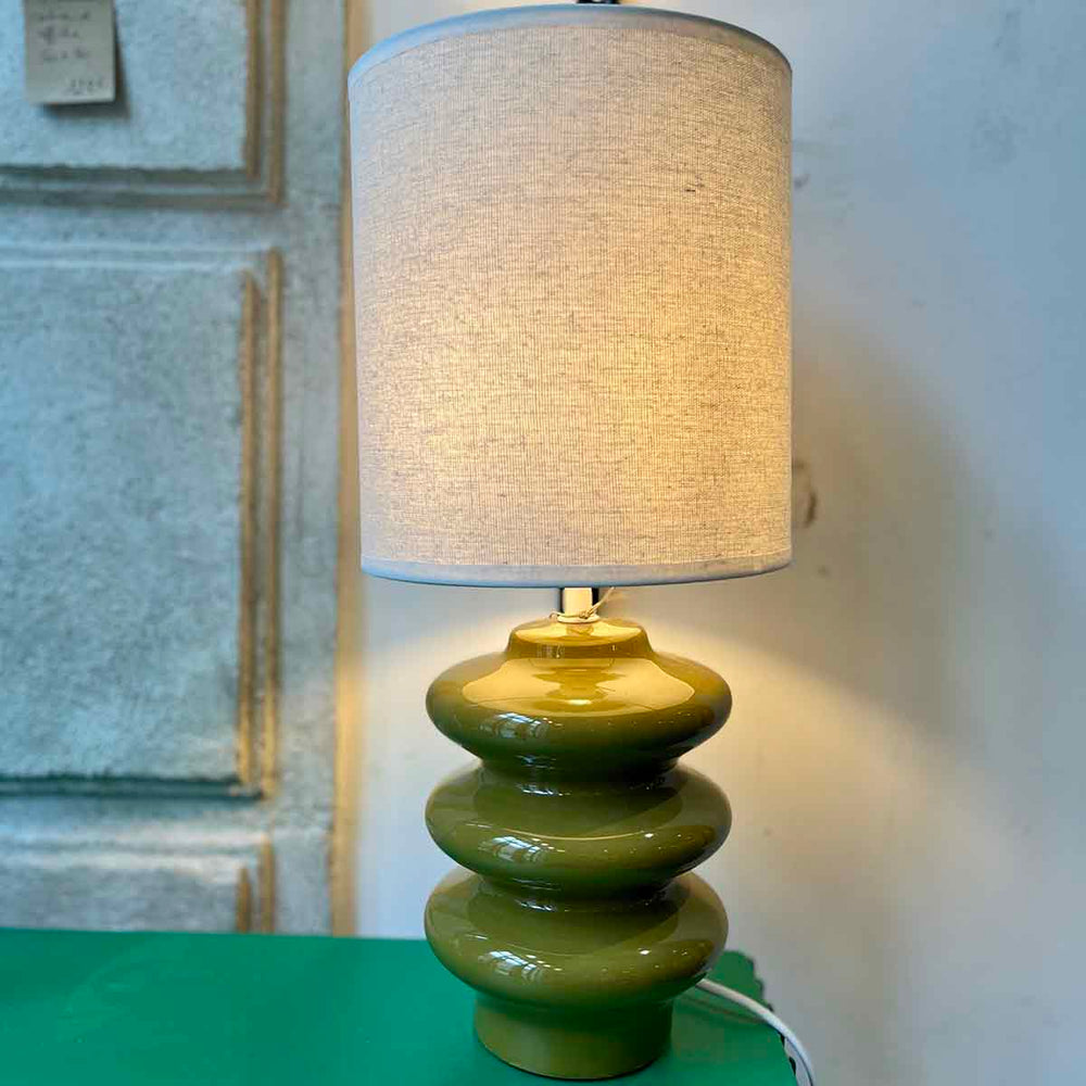 LAMPE À POSER VERTE