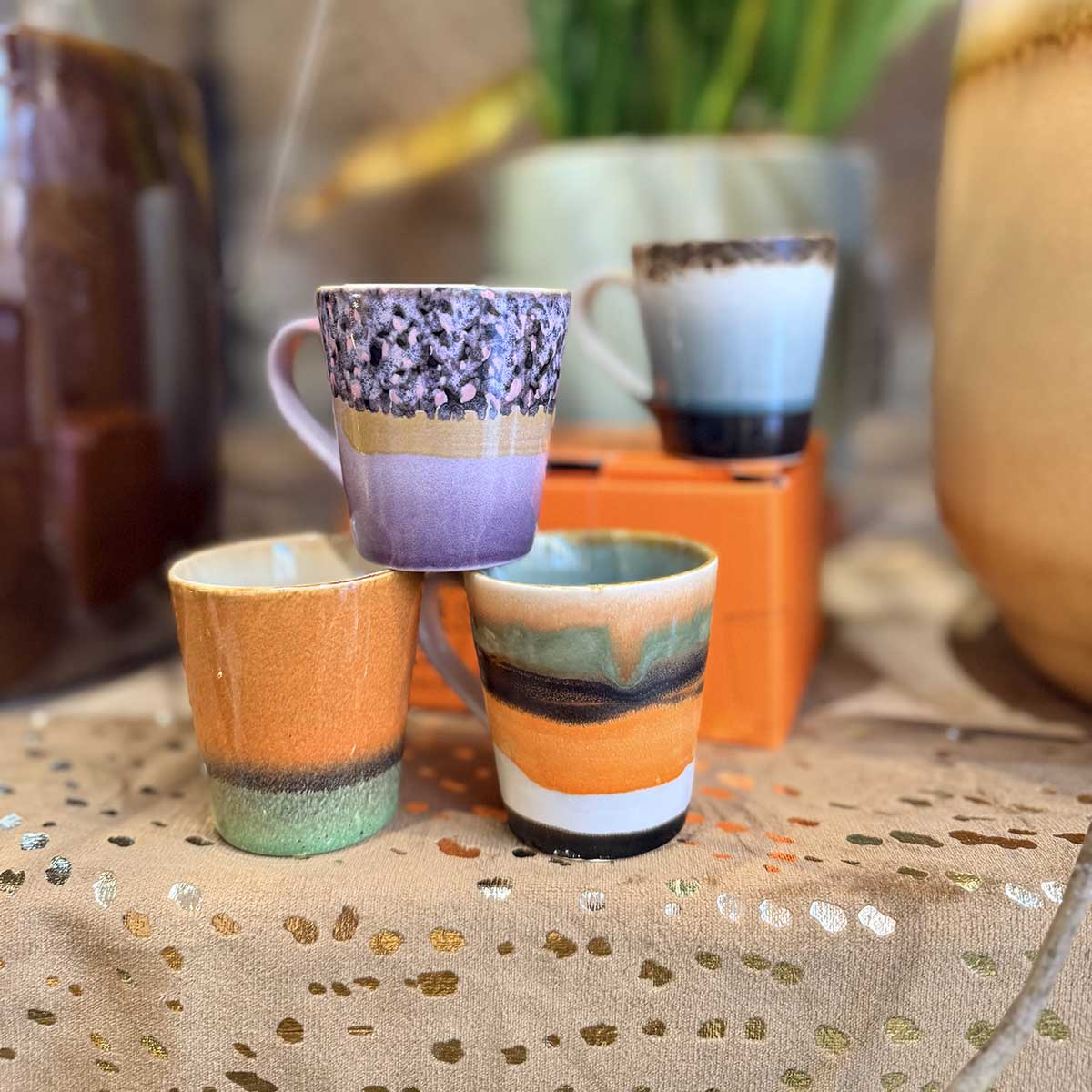 LOT DE 4 TASSES À EXPRESSO