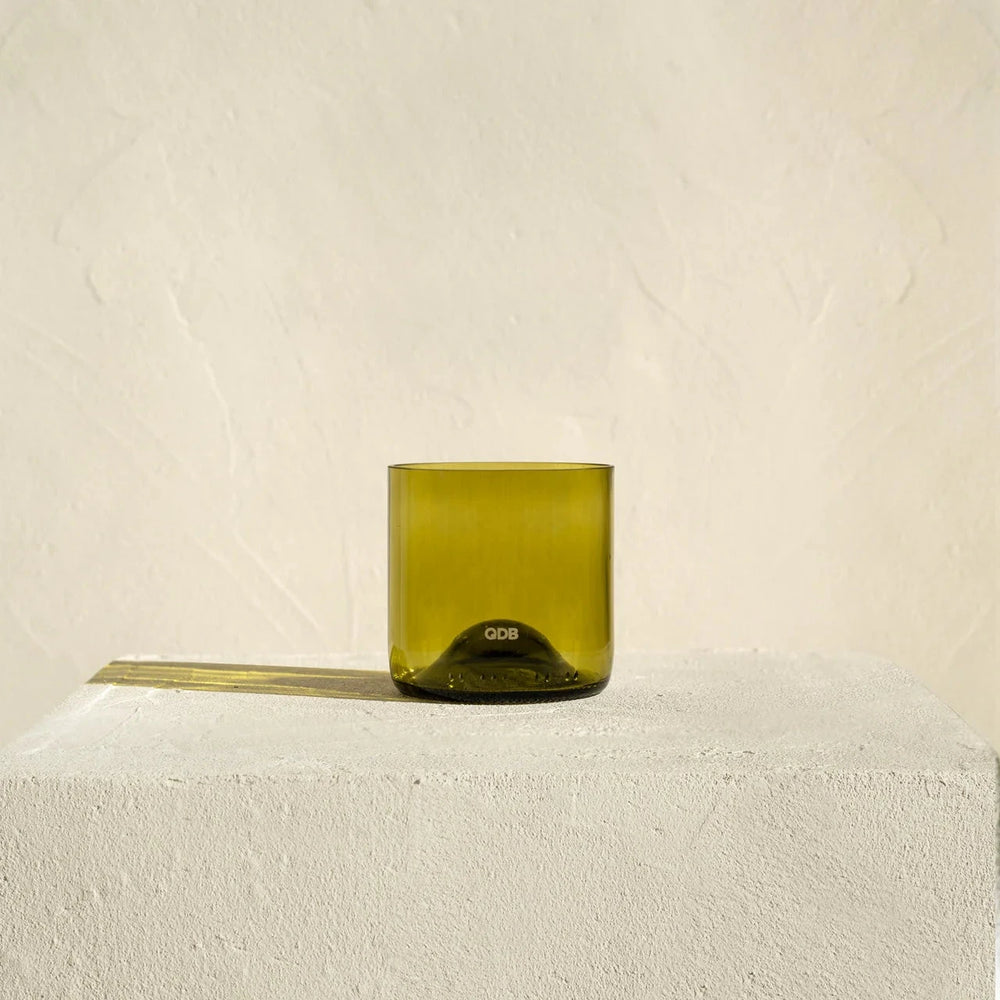 LOT DE 4 VERRES - FEUILLE MORTE