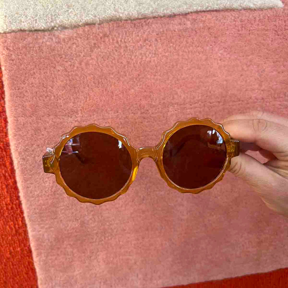 LUNETTE DE SOLEIL FLEUR - AMBRE