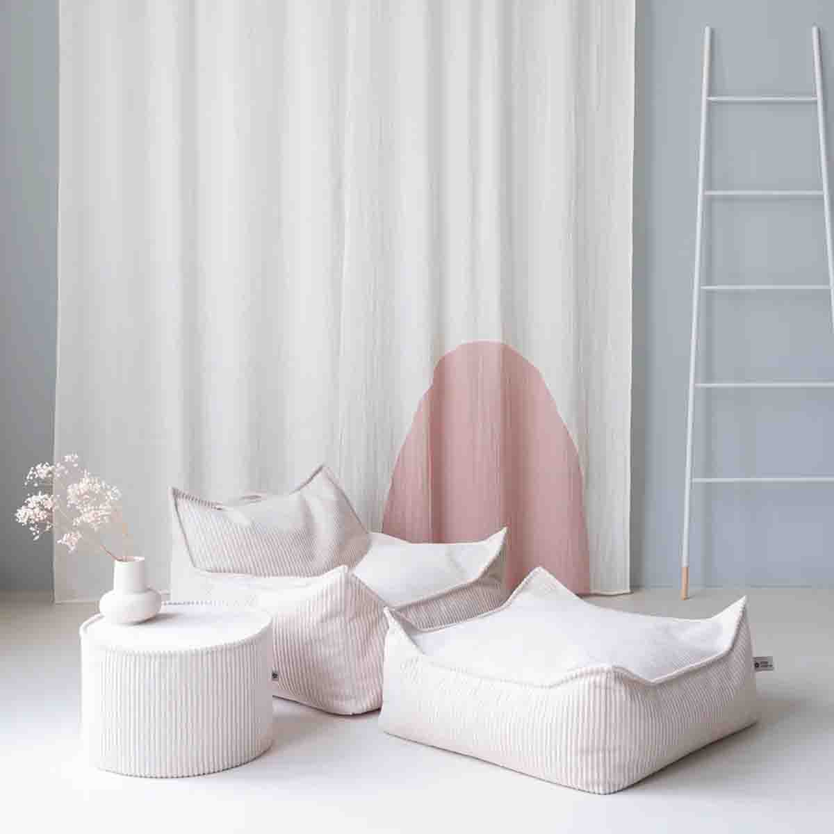 FAUTEUIL POIRE - VELOURS CÔTELÉ