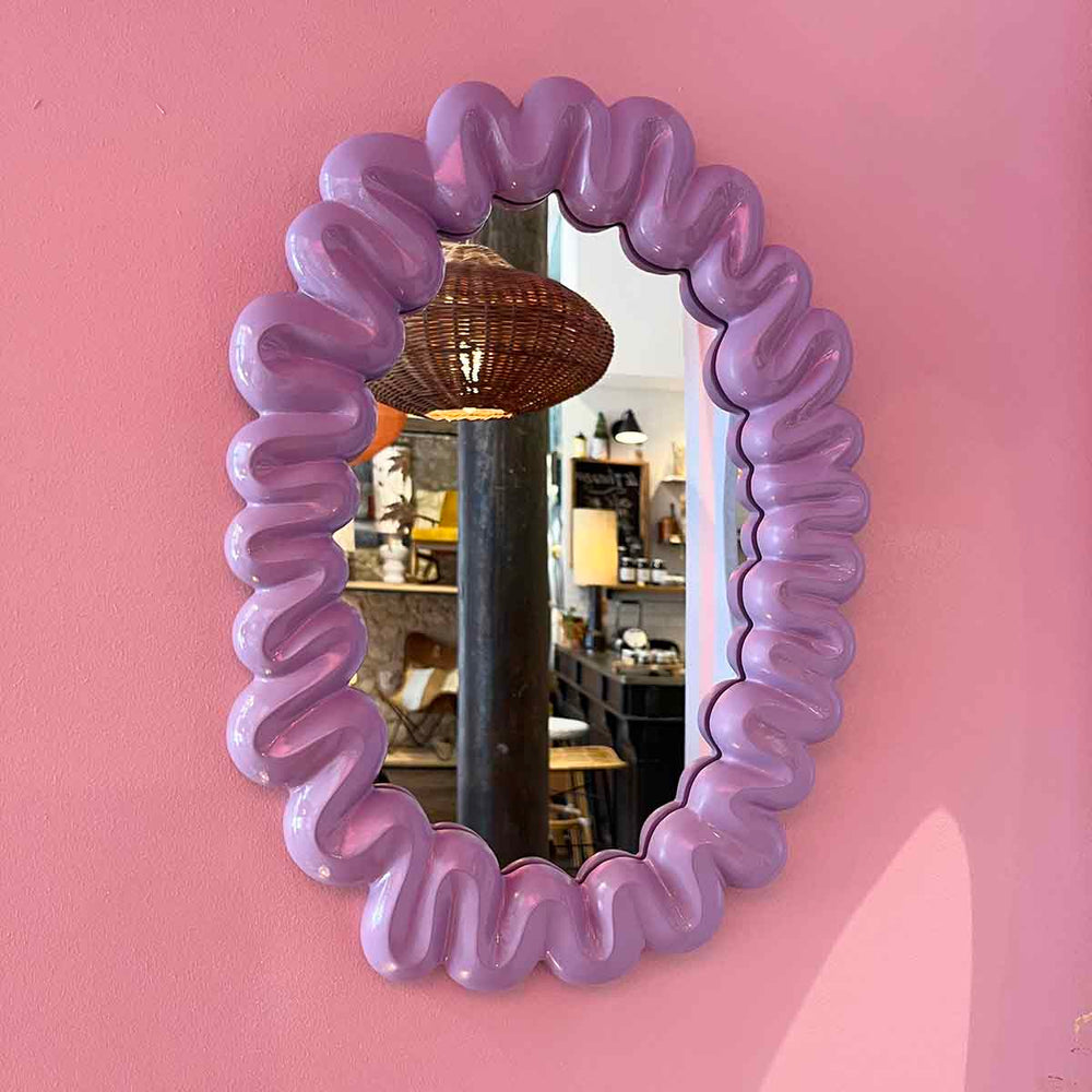 MIROIR VAGUE LILAS
