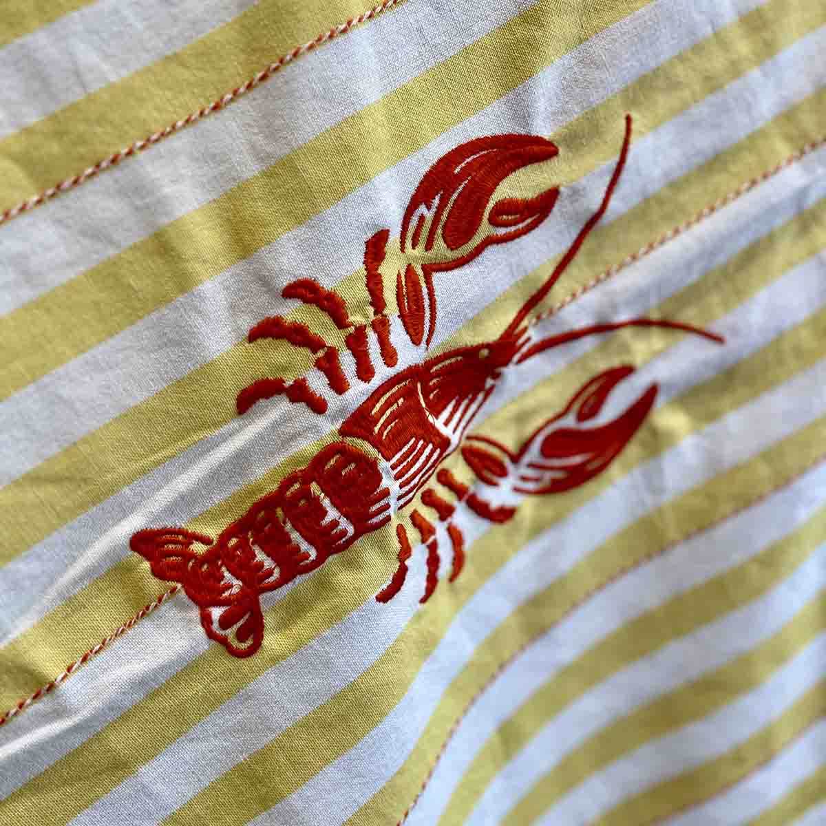 NAPPE BRODERIE HOMARD