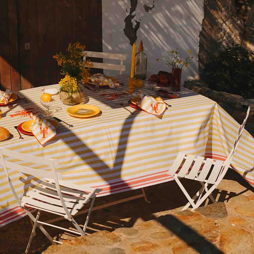 NAPPE BRODERIE HOMARD