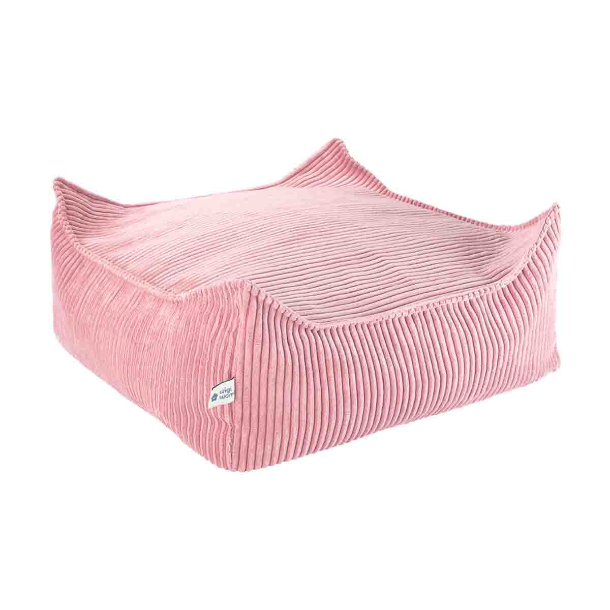 POUF CARRÉ - VELOURS CÔTELÉ