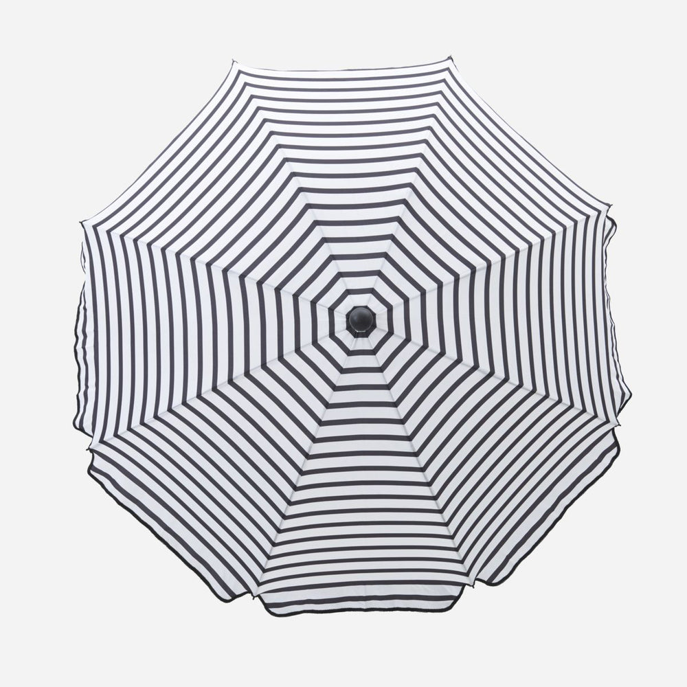 PARASOL RAYÉ NOIR/BLANC