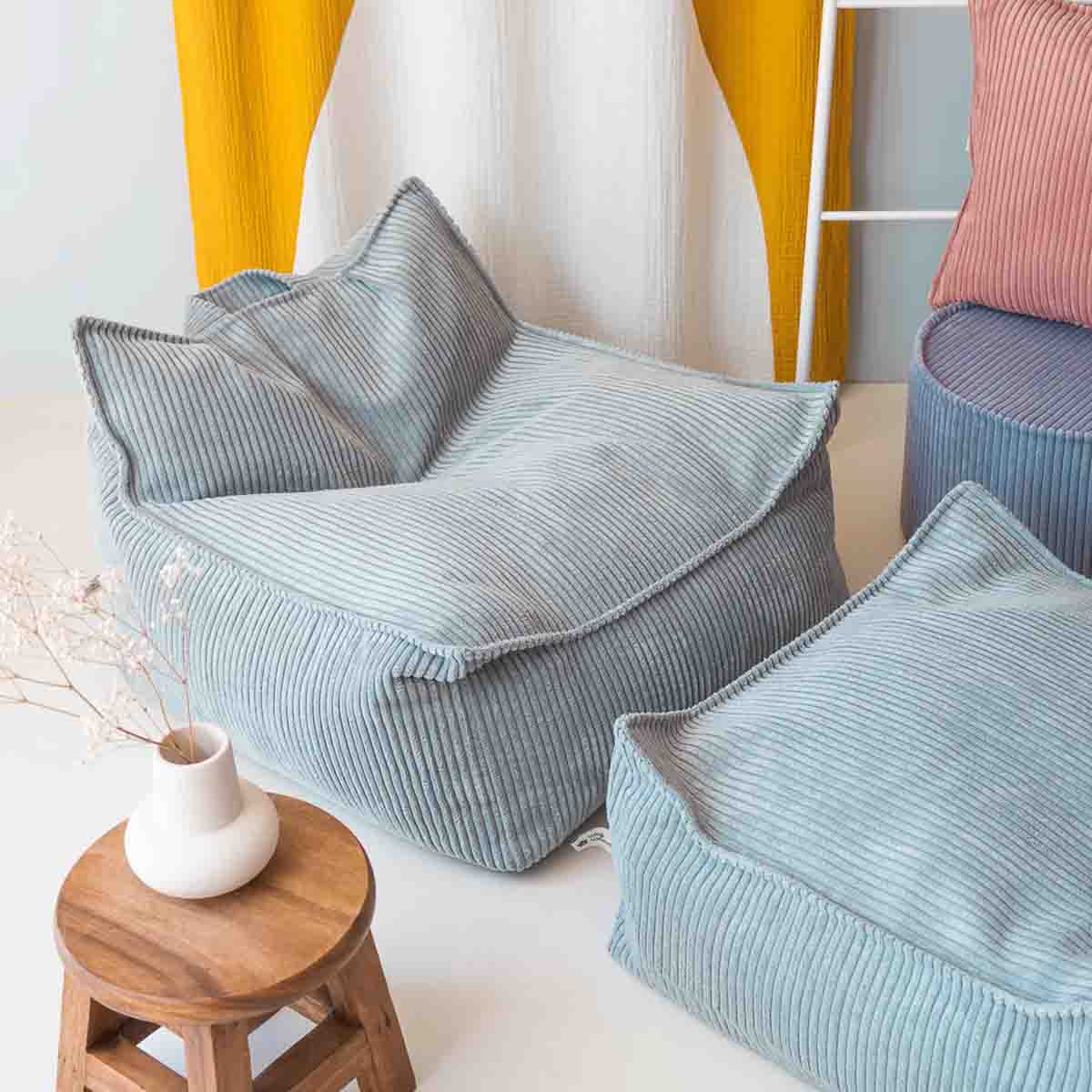 FAUTEUIL POIRE - VELOURS CÔTELÉ