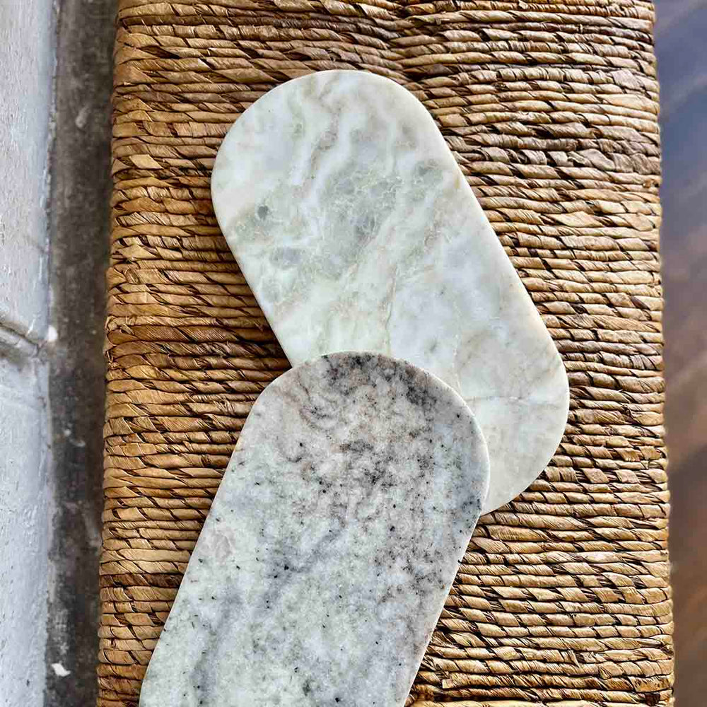 PLANCHE EN MARBRE - OVALE