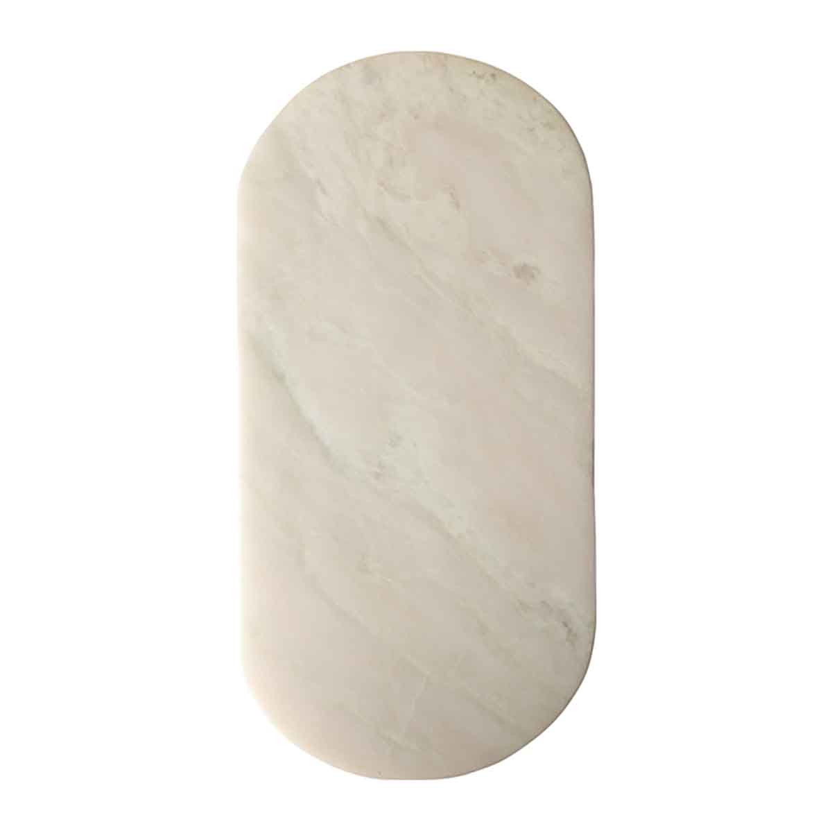 PLANCHE EN MARBRE - OVALE
