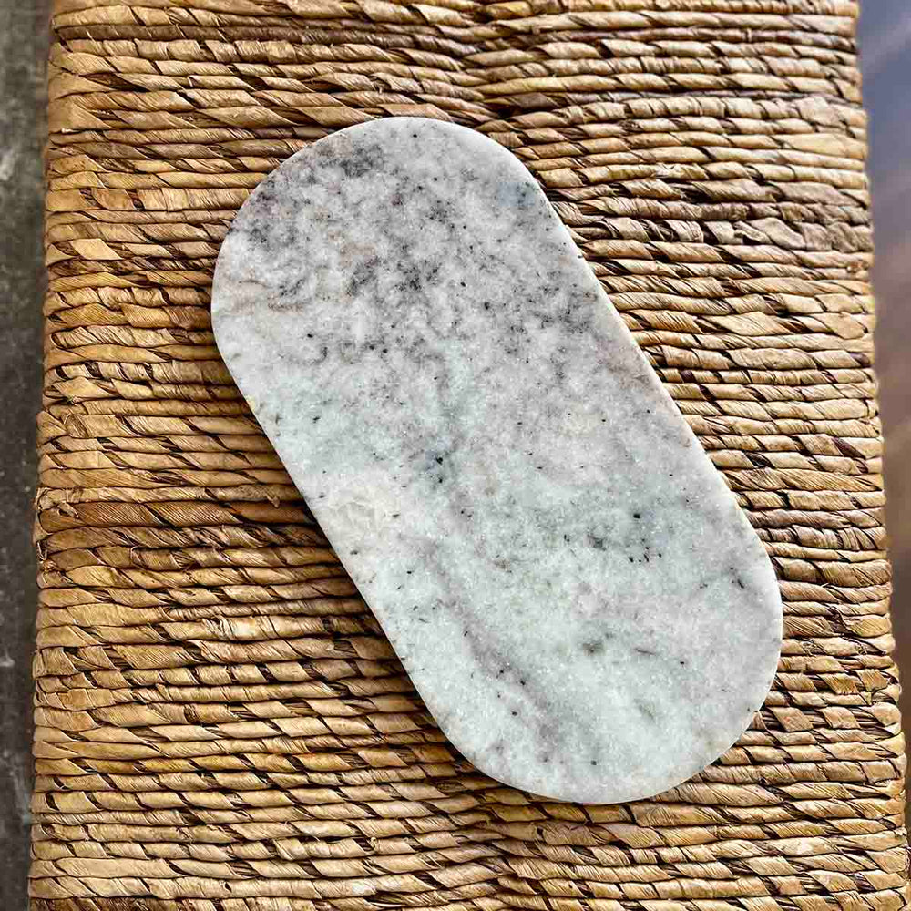 PLANCHE EN MARBRE - OVALE