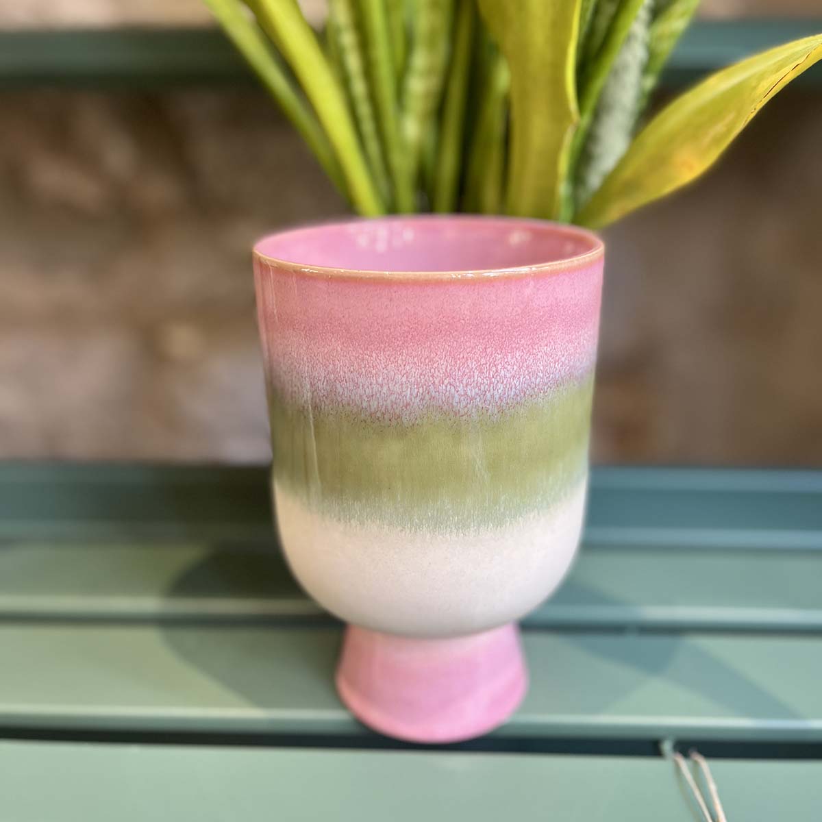 CACHE POT ROSE