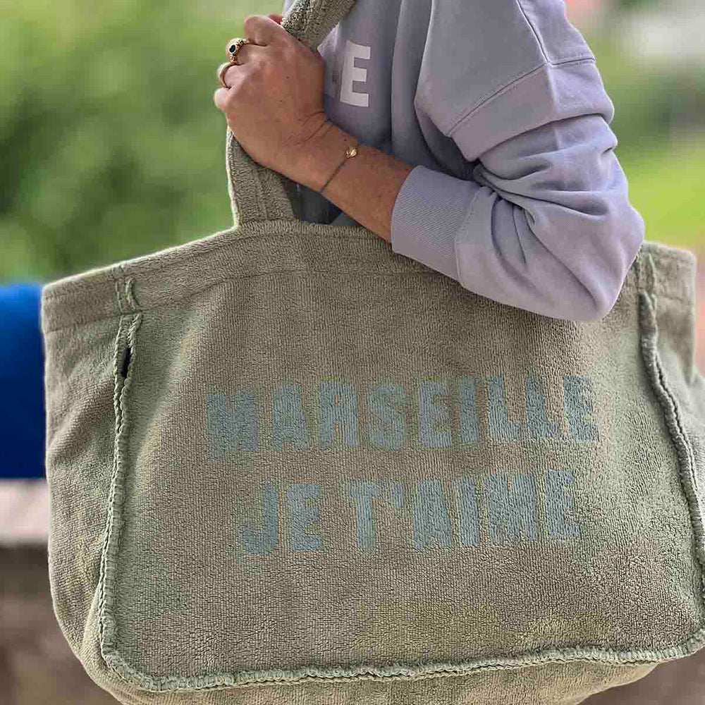CABAS ÉPONGE MARSEILLE JE T'AIME - AMANDE