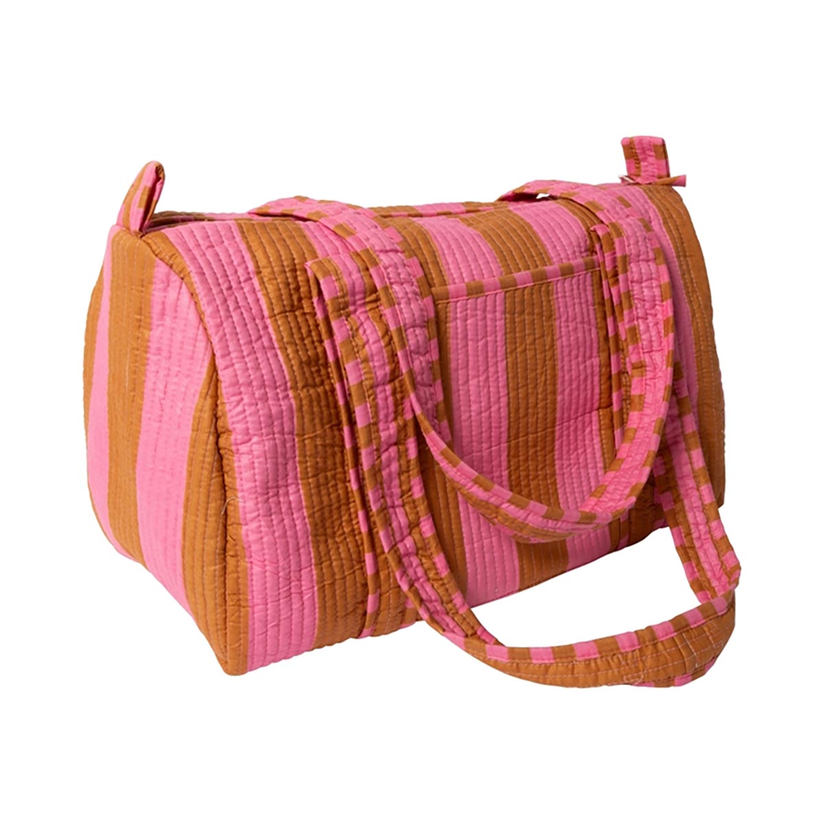 SAC DE VOYAGE ROSE / BRUN