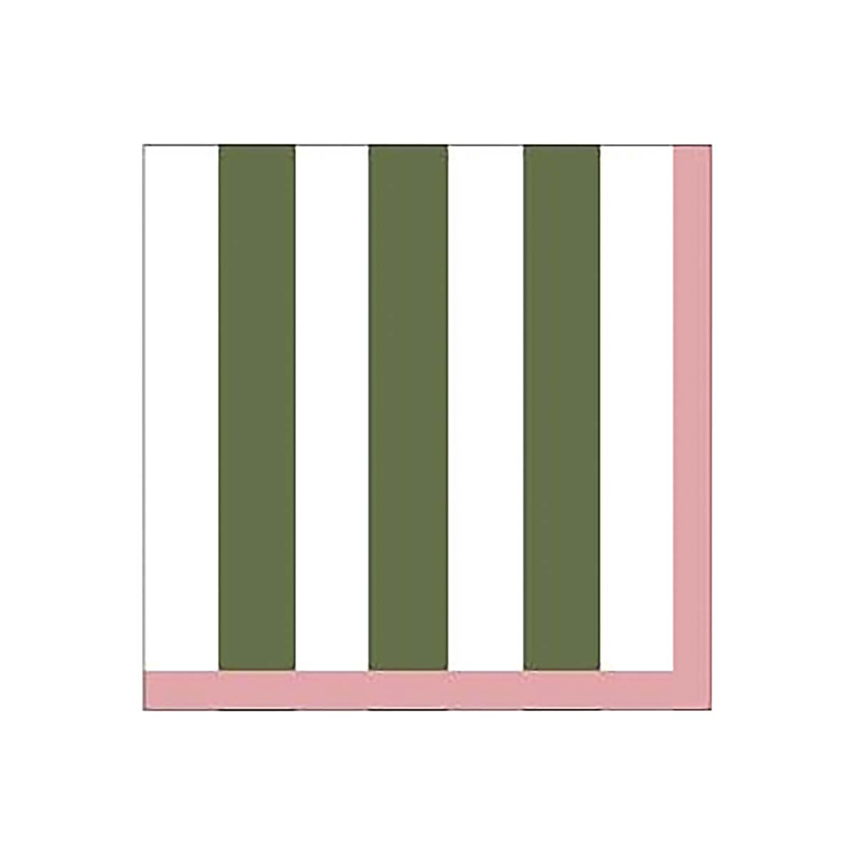 SERVIETTE EN PAPIER RAYURE