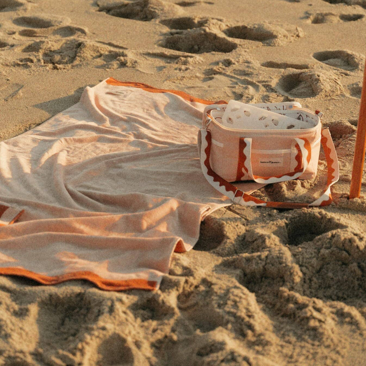 DRAP DE PLAGE RIVIE - ROSE