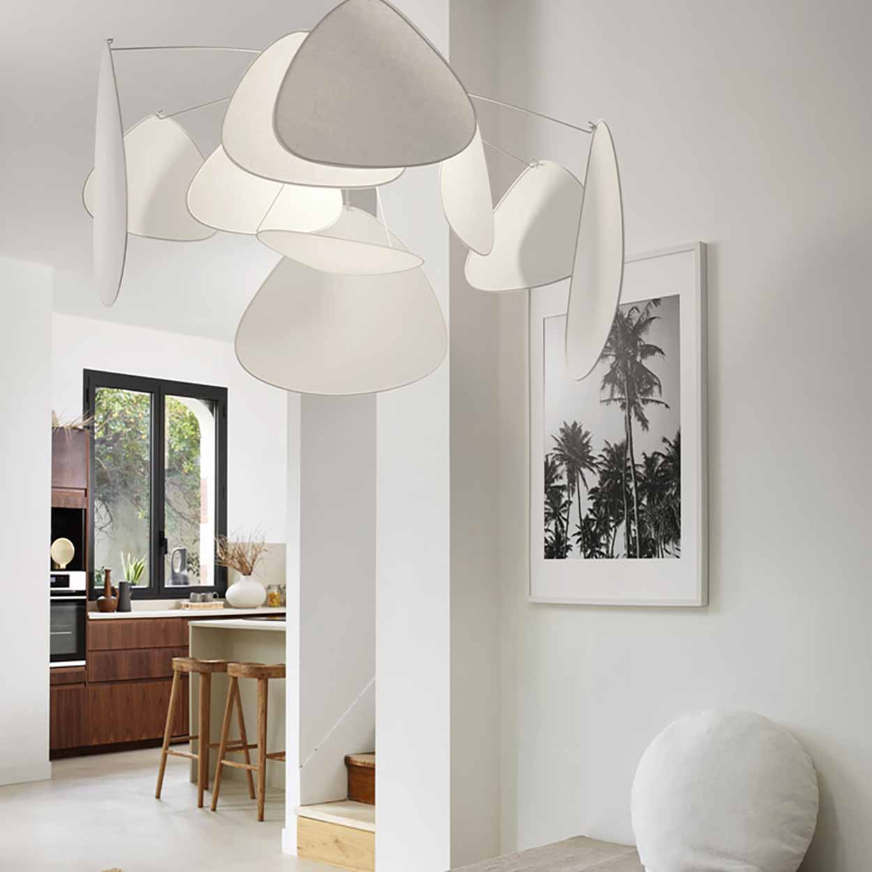 SUSPENSION MURANO BLANC