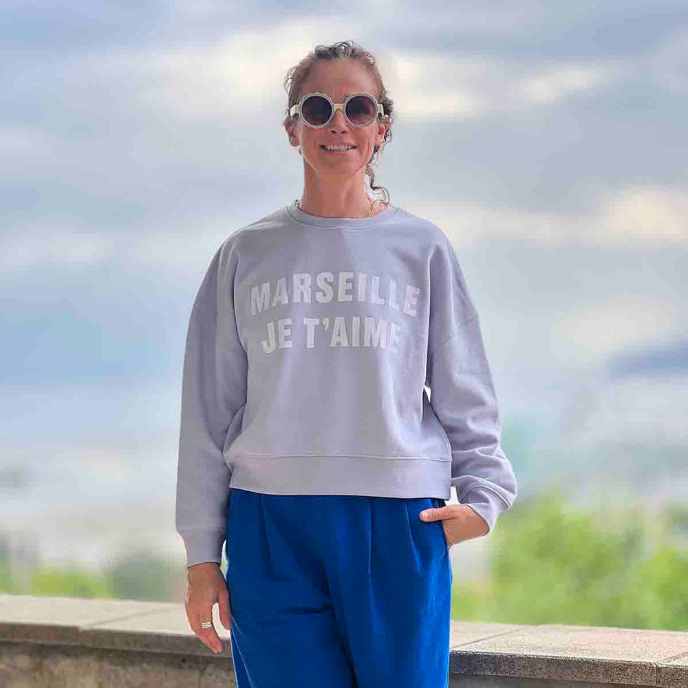 
                      
                        SWEAT MARSEILLE JE T'AIME - LAVANDE
                      
                    