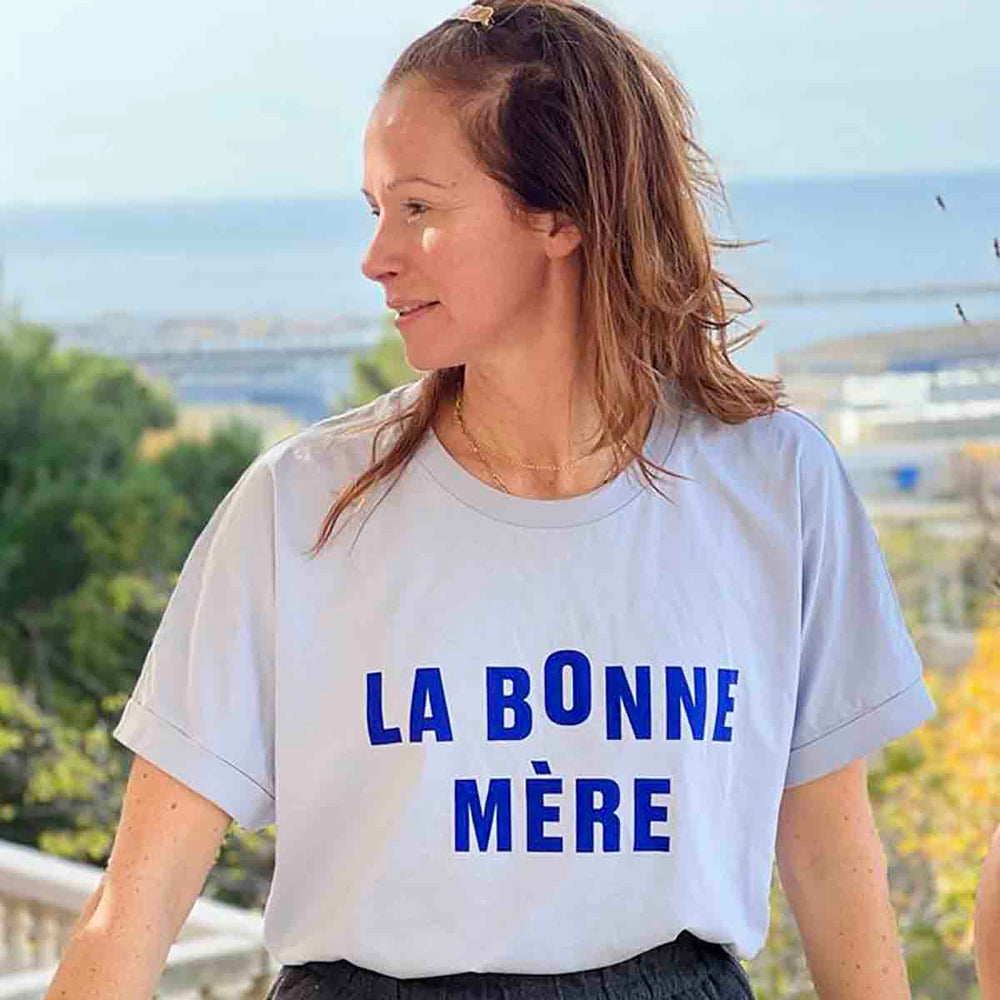 T-SHIRT LA BONNE MÈRE - BLEU