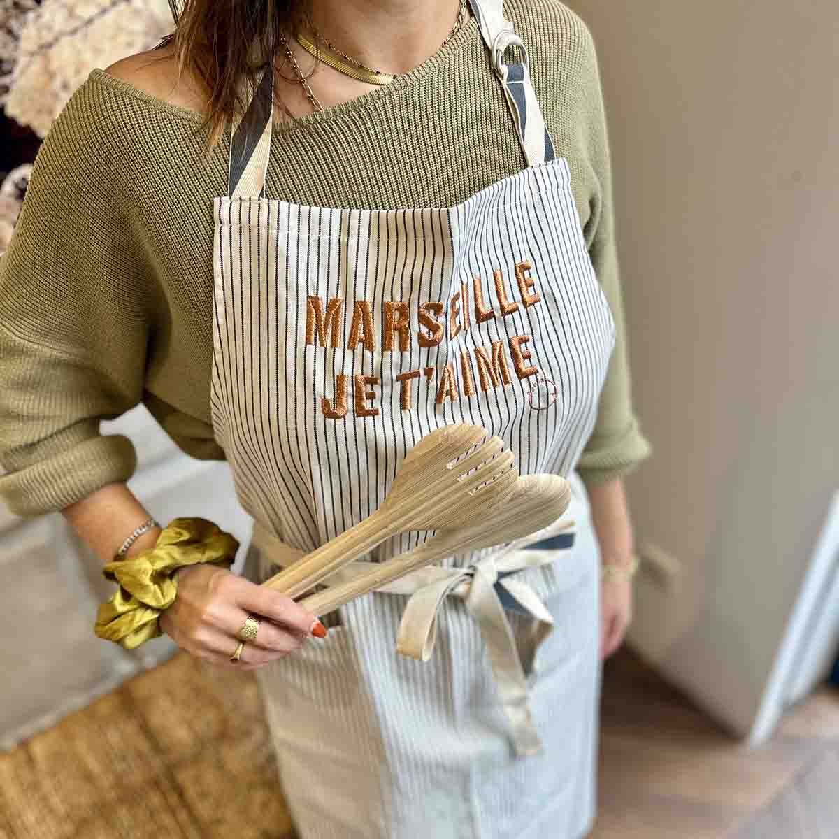 TABLIER MARSEILLE JE T'AIME