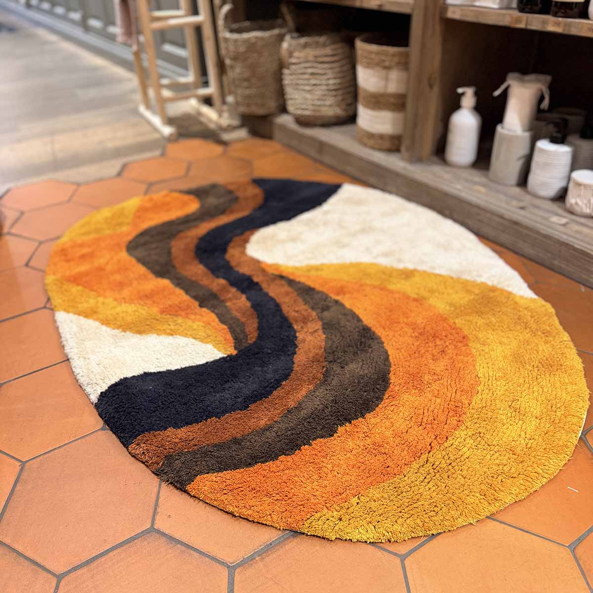 TAPIS DE BAIN COLORÉ