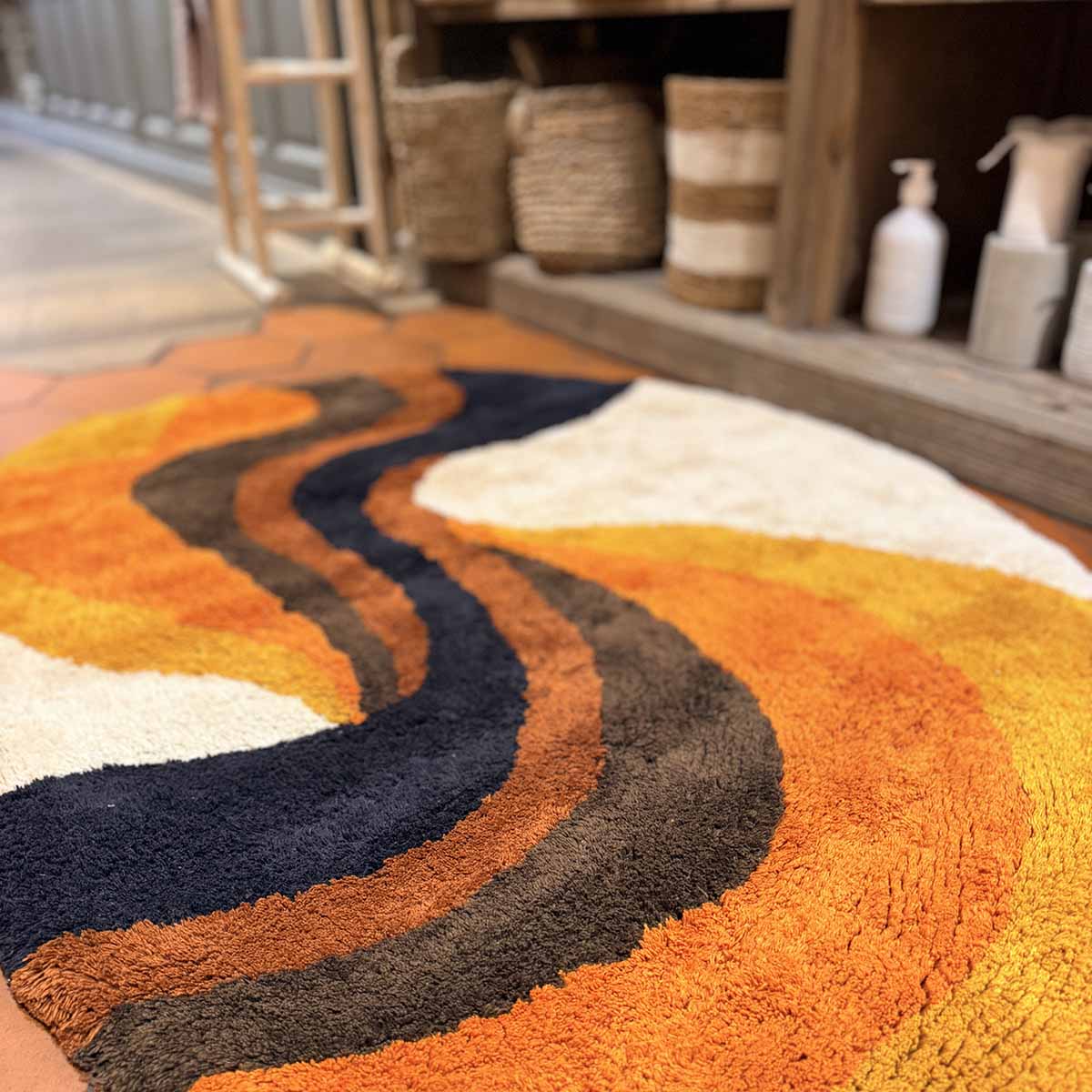 TAPIS DE BAIN COLORÉ