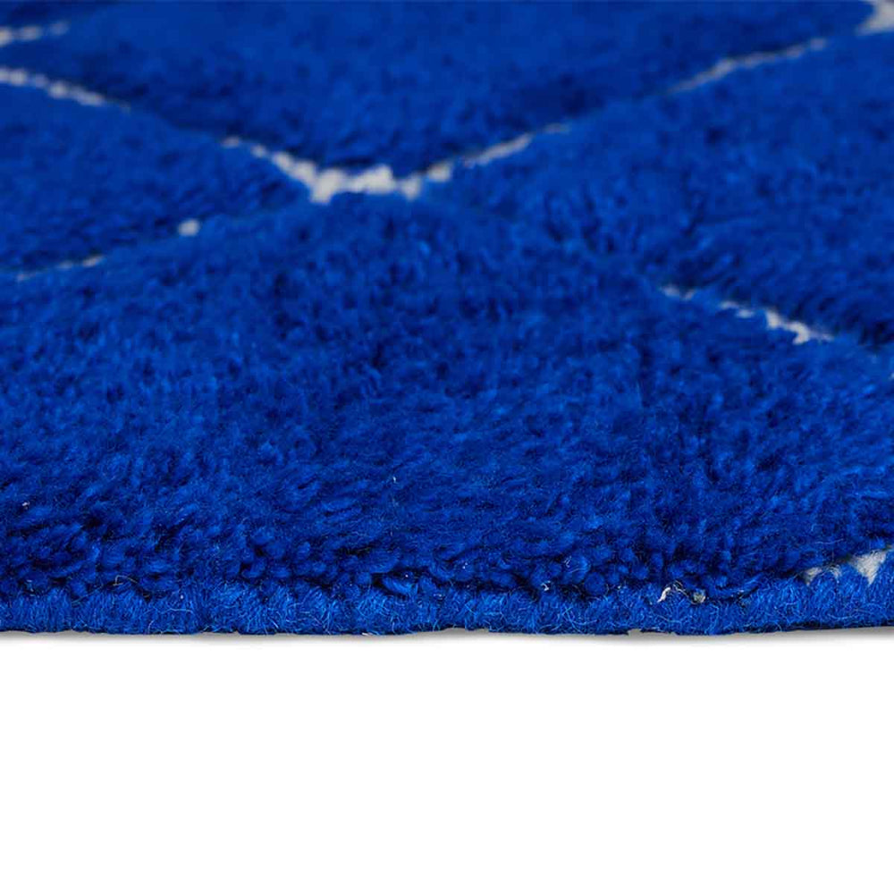 Tapis ADATEPE Bleu marine 80 x 150 cm Soie artificielle Tapis ADATEPE Bleu marine 80 x 150 cm Soie artificielle