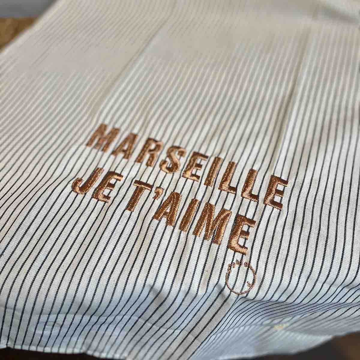 TORCHON MARSEILLE JE T'AIME