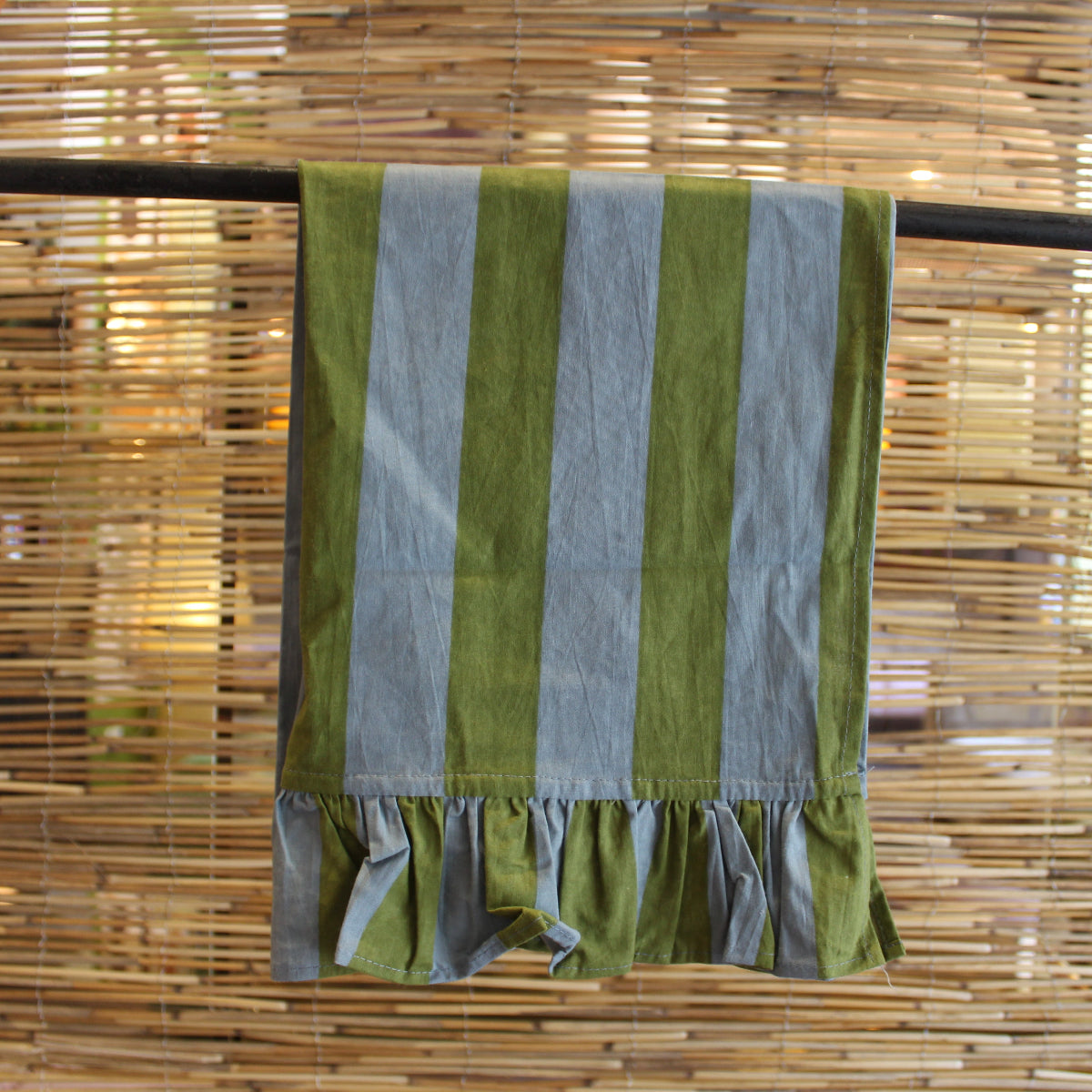 TORCHON VERT / BLEU
