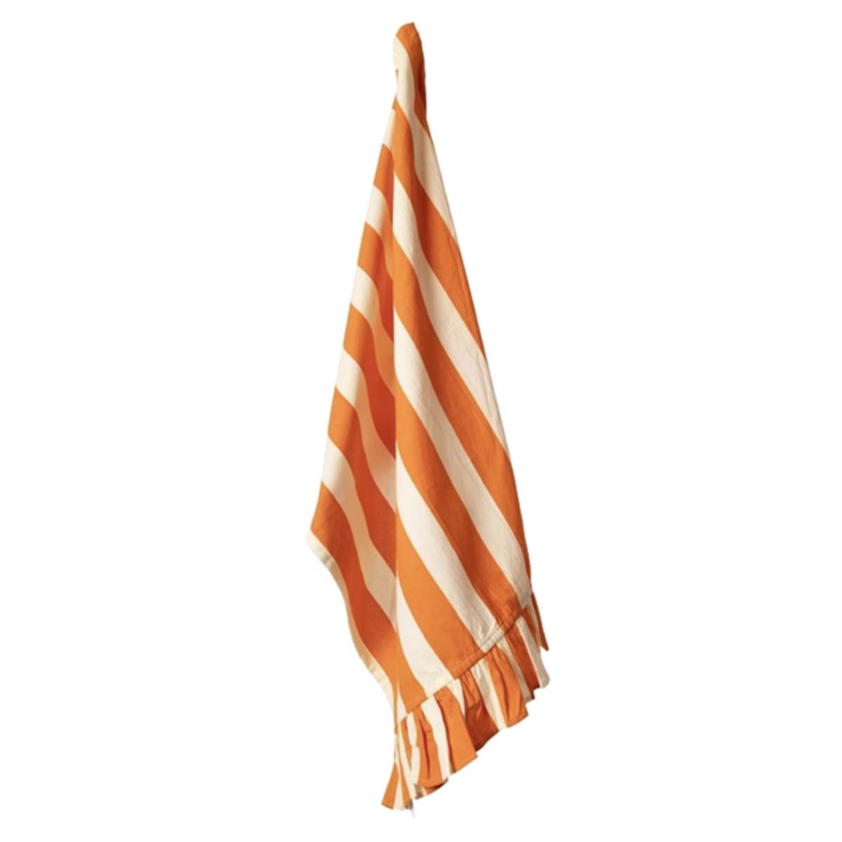 TORCHON ORANGE / BEIGE