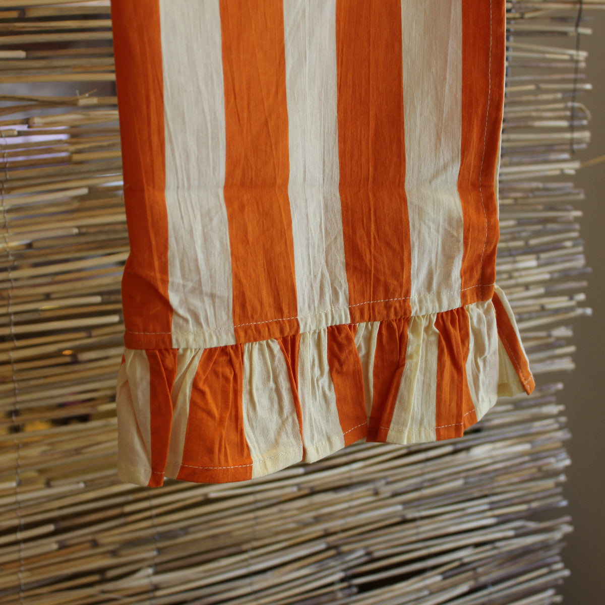 TORCHON ORANGE / BEIGE